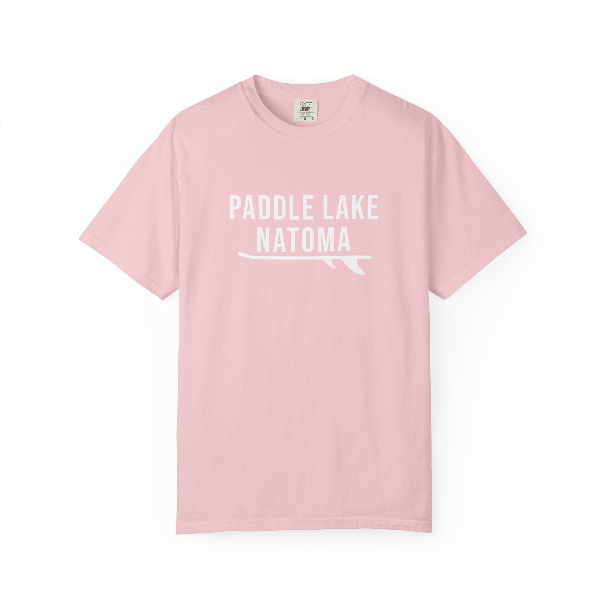 Paddle Lake Natoma T-Shirt | Lakes of America | Sacramento California | Comfort Colors Tee