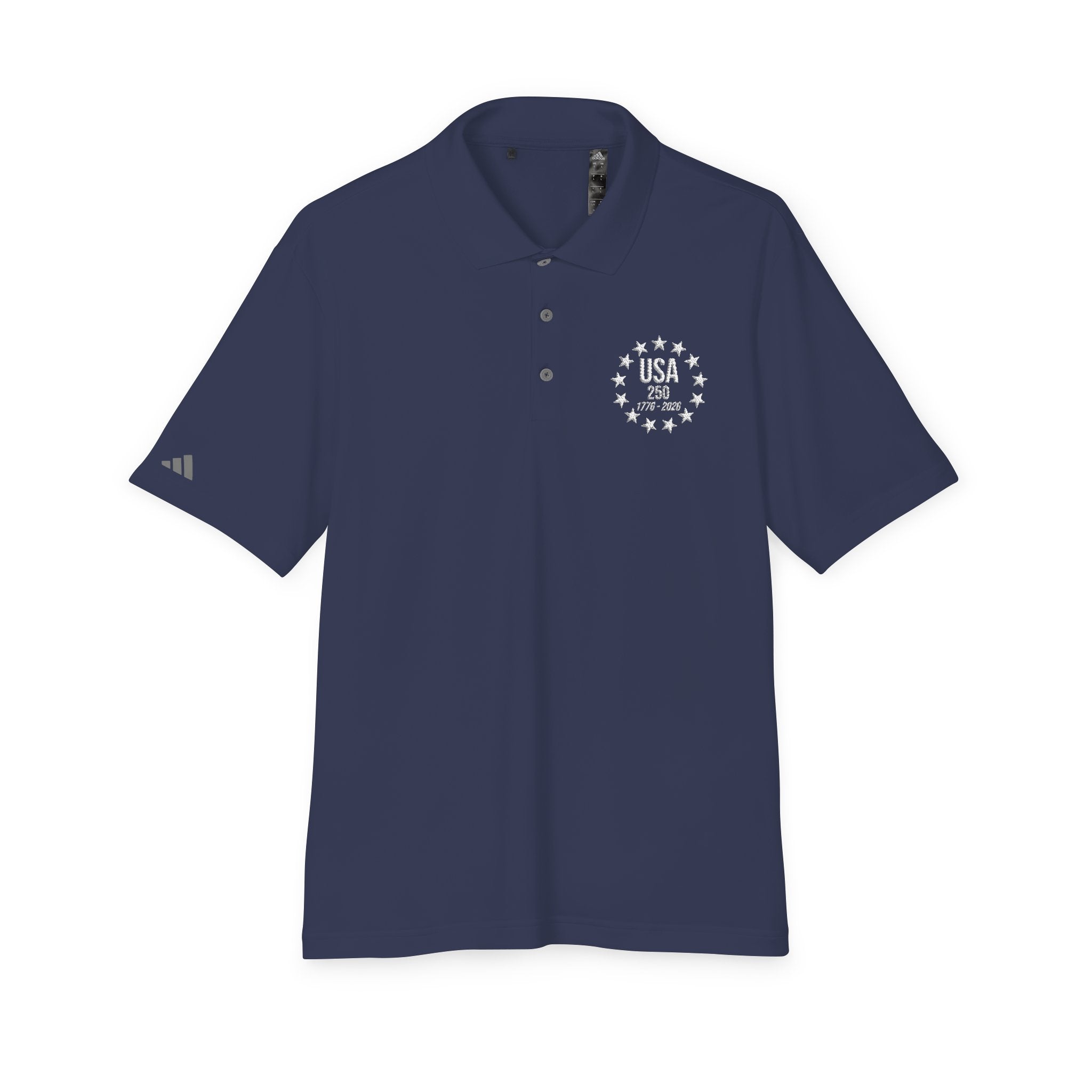 Adidas USA 250 Polo Shirt | America's 250th Anniversary | 1776-2026 Embroidered Performance Polo
