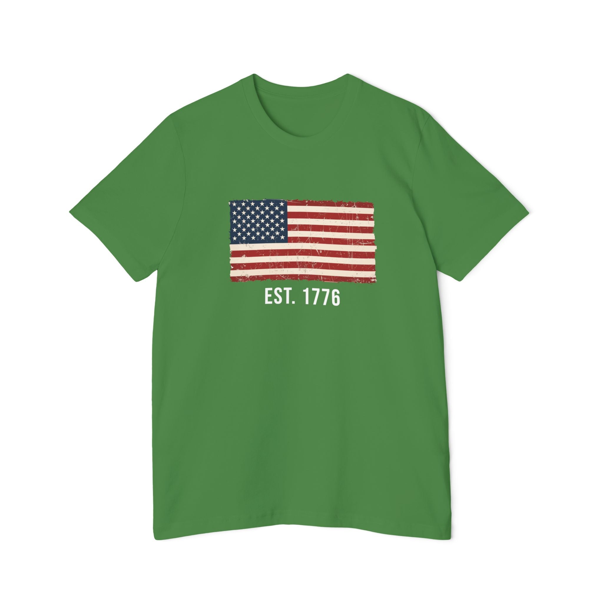 Est. 1776 Distressed Flag T-Shirt | American Independence Day Tee | Patriotic USA Shirt
