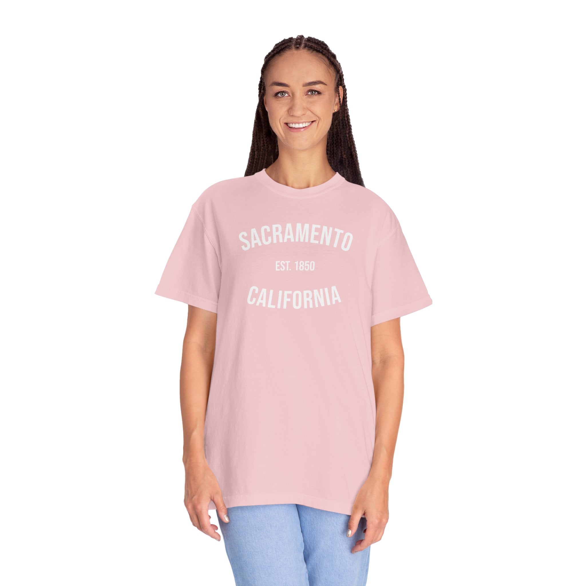 Sacramento California T-Shirt | Est. 1850 | Cities of America | Comfort Colors Shirt