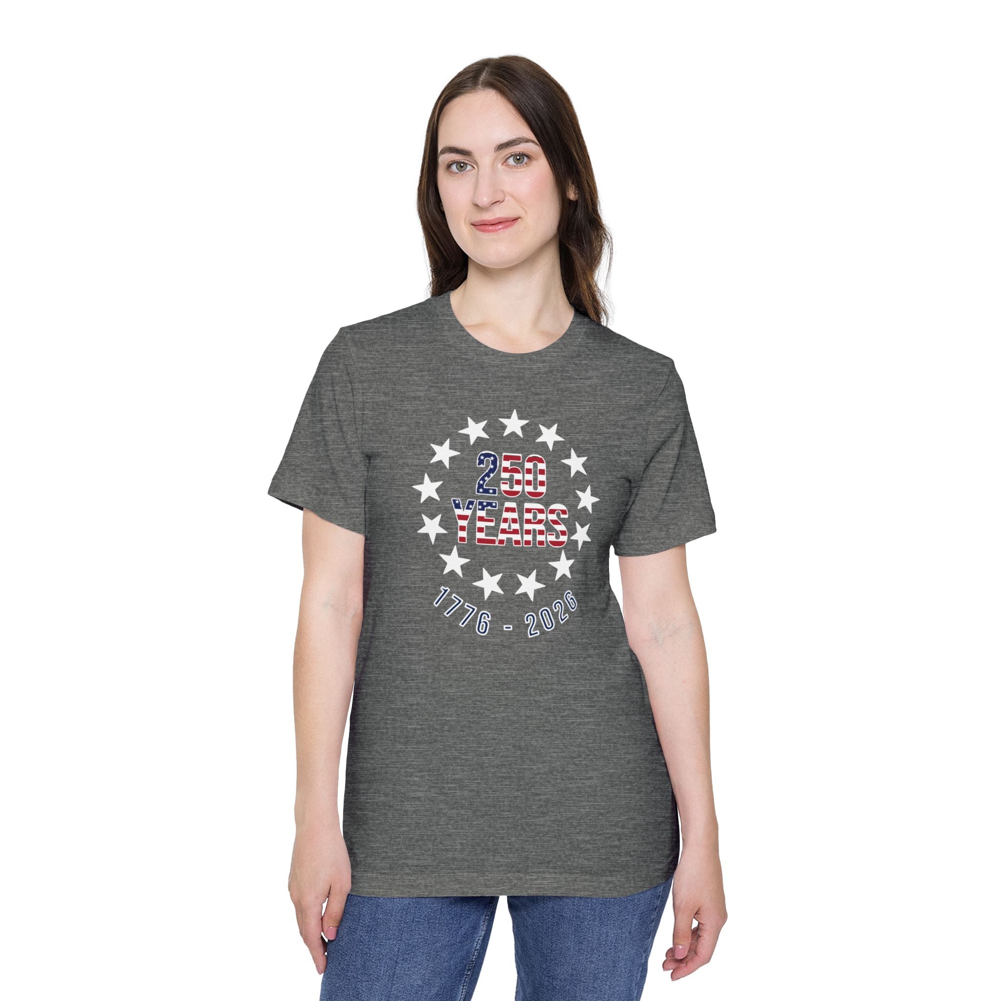 250 Years Betsy Ross Stars T-Shirt | USA's 250th Anniversary Shirt | 1776-2026