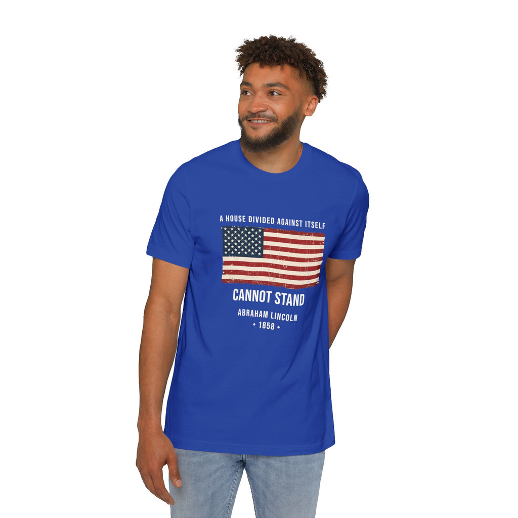 Abraham Lincoln Quote T-Shirt – "A House Divided Against Itself Cannot Stand" | American Civil War Tee