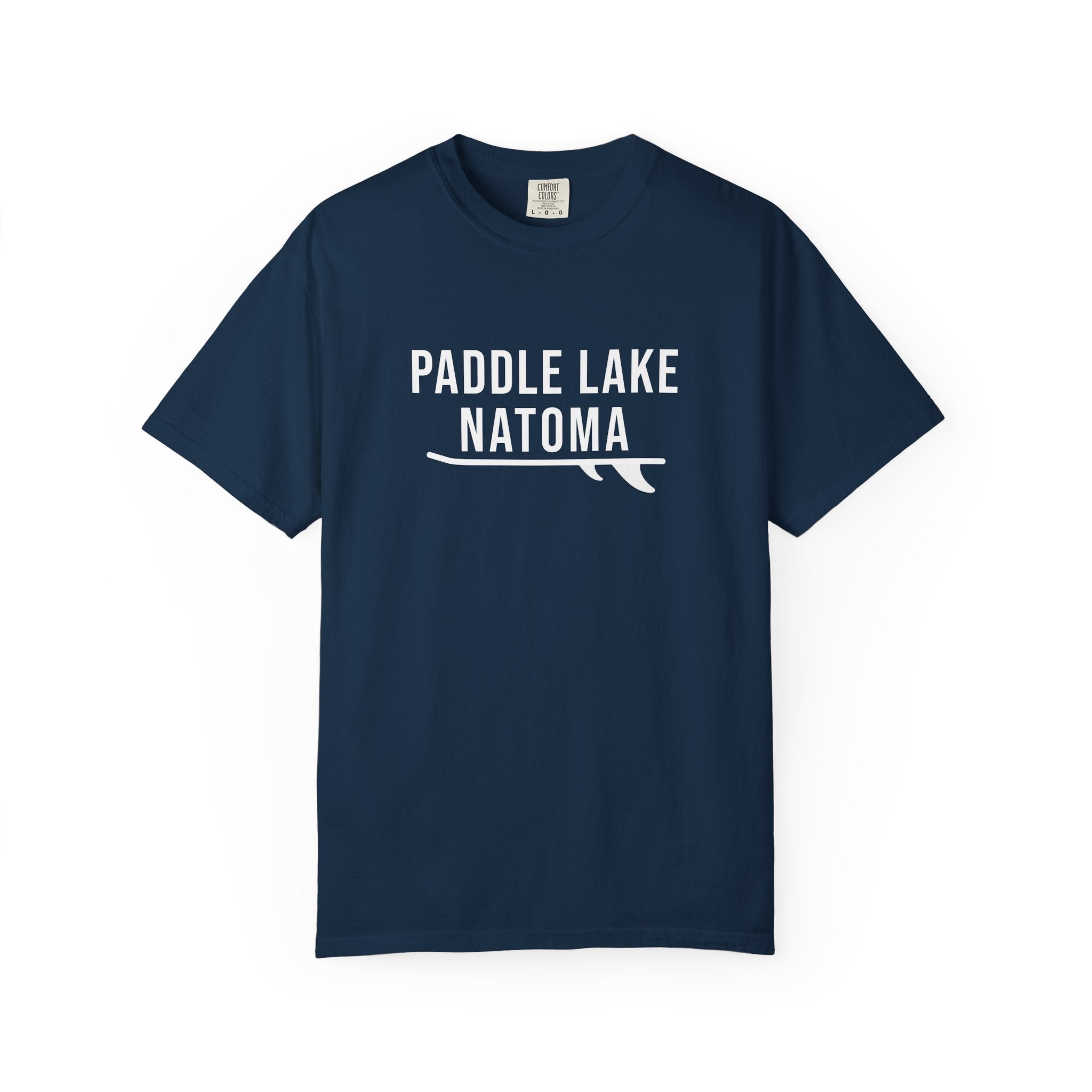 Paddle Lake Natoma T-Shirt | Lakes of America | Sacramento California | Comfort Colors Tee