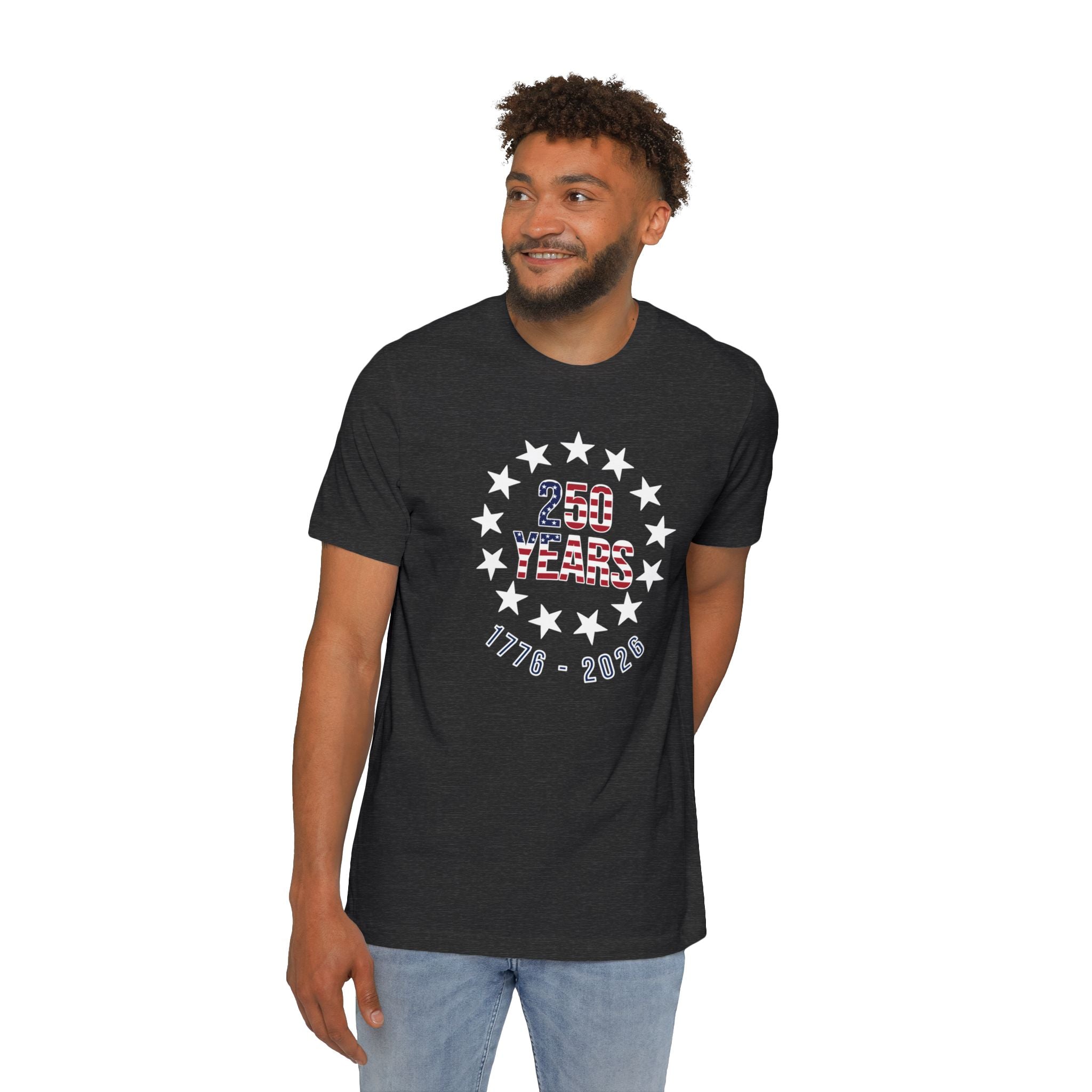 250 Years Betsy Ross Stars T-Shirt | USA's 250th Anniversary Shirt | 1776-2026