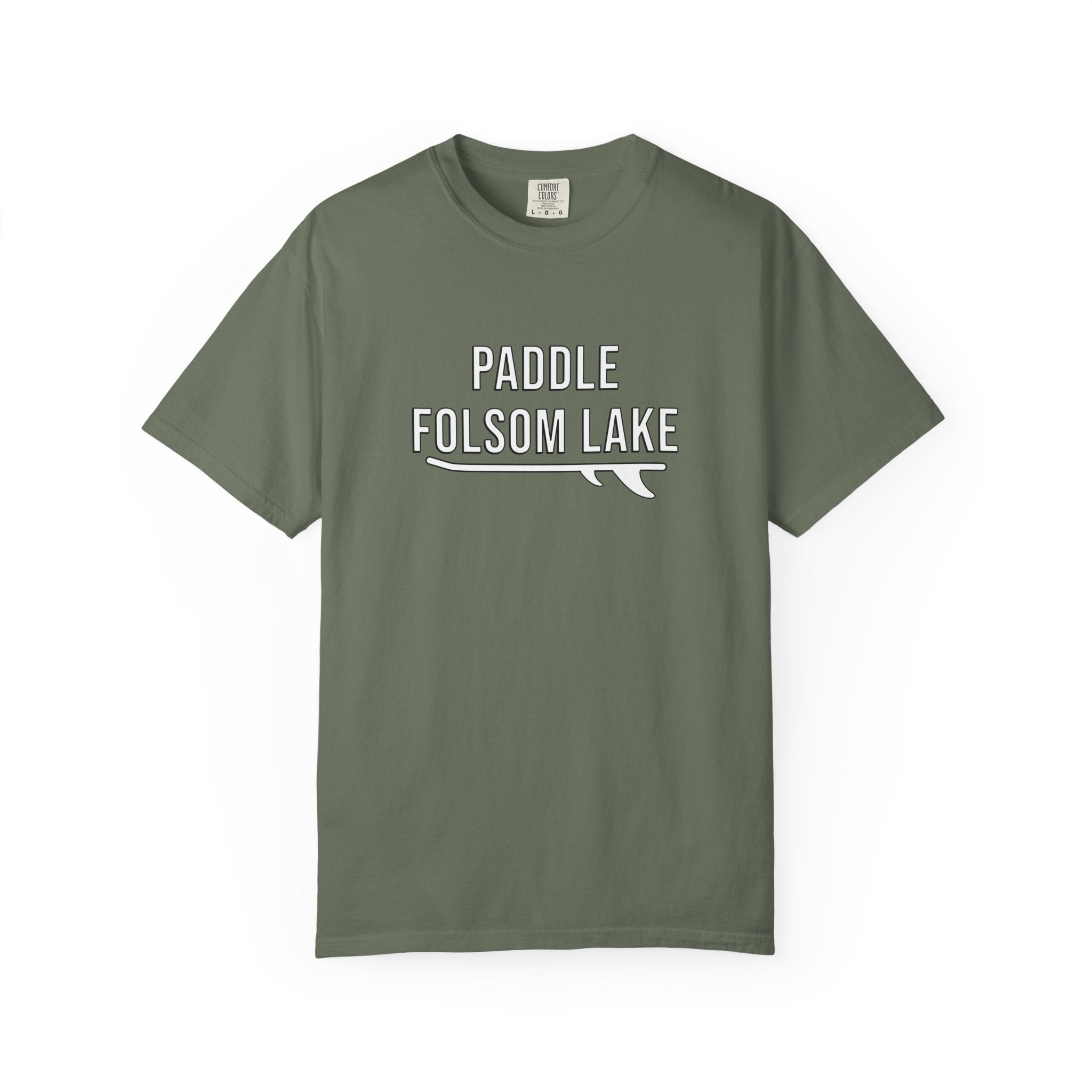 Paddle Folsom Lake T-Shirt | Paddle America | Folsom California | Comfort Colors Shirt