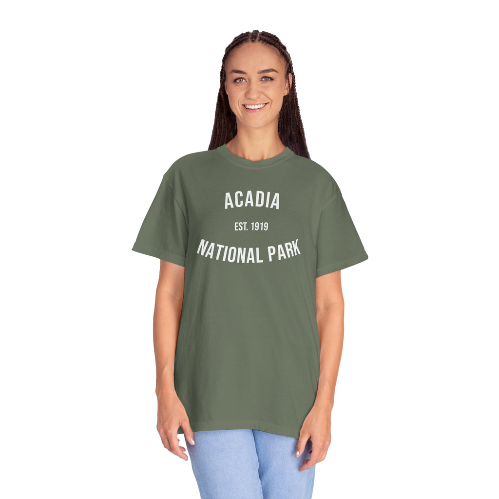 Acadia National Park T-Shirt | Est. 1919 | Parks of America | Comfort Colors Shirt