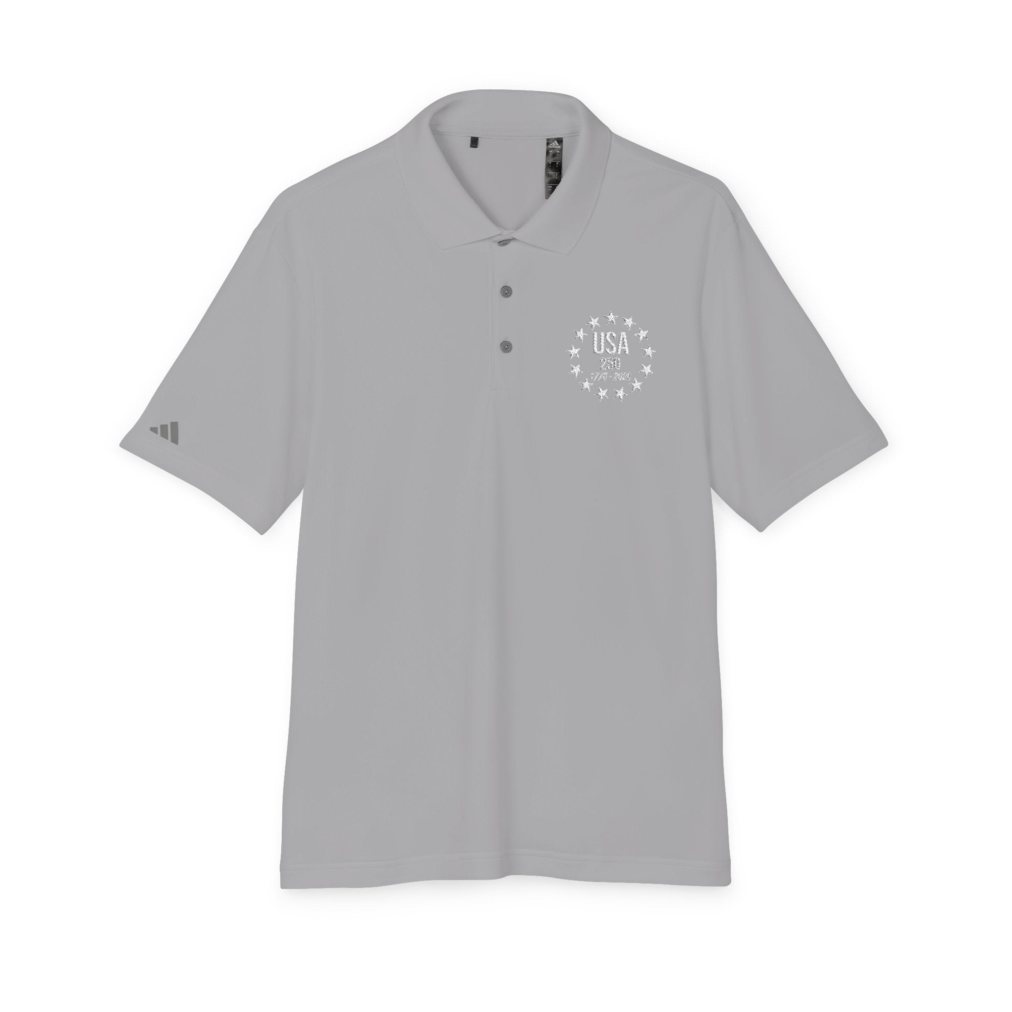 Adidas USA 250 Polo Shirt | America's 250th Anniversary | 1776-2026 Embroidered Performance Polo