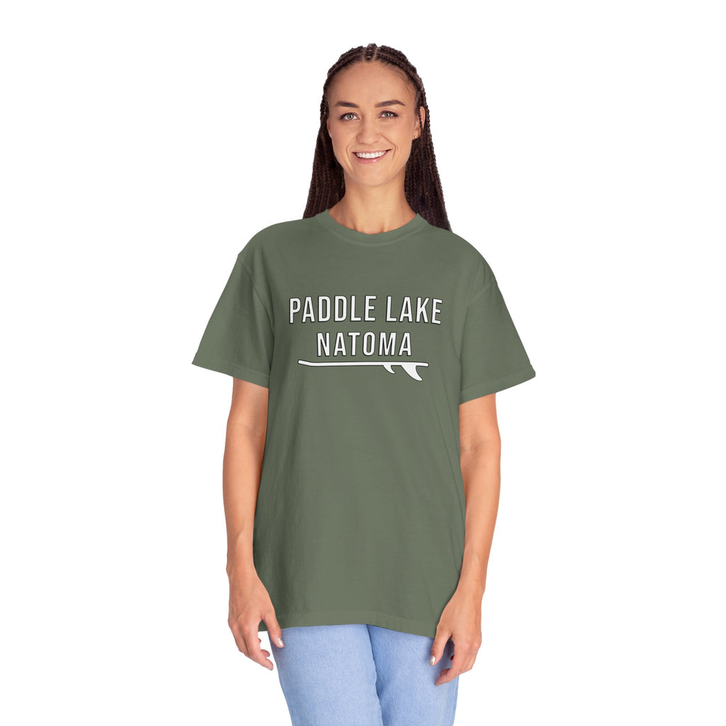 Paddle Lake Natoma T-Shirt | Paddle America | Sacramento California | Comfort Colors Shirt