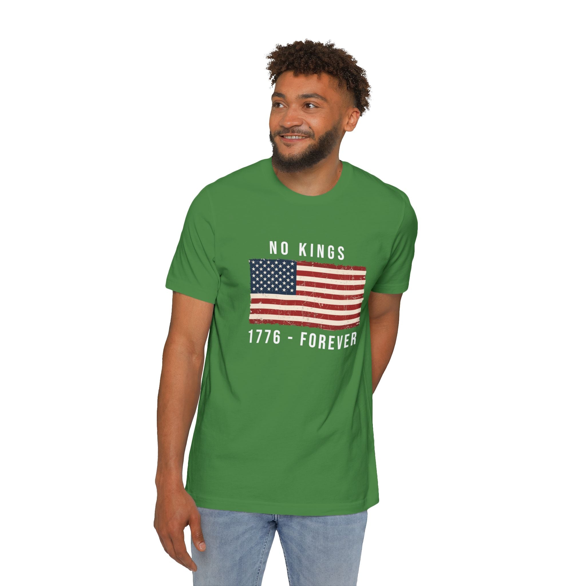 No Kings T-Shirt | 1776 Forever | Patriotic American Revolution Protest Tee