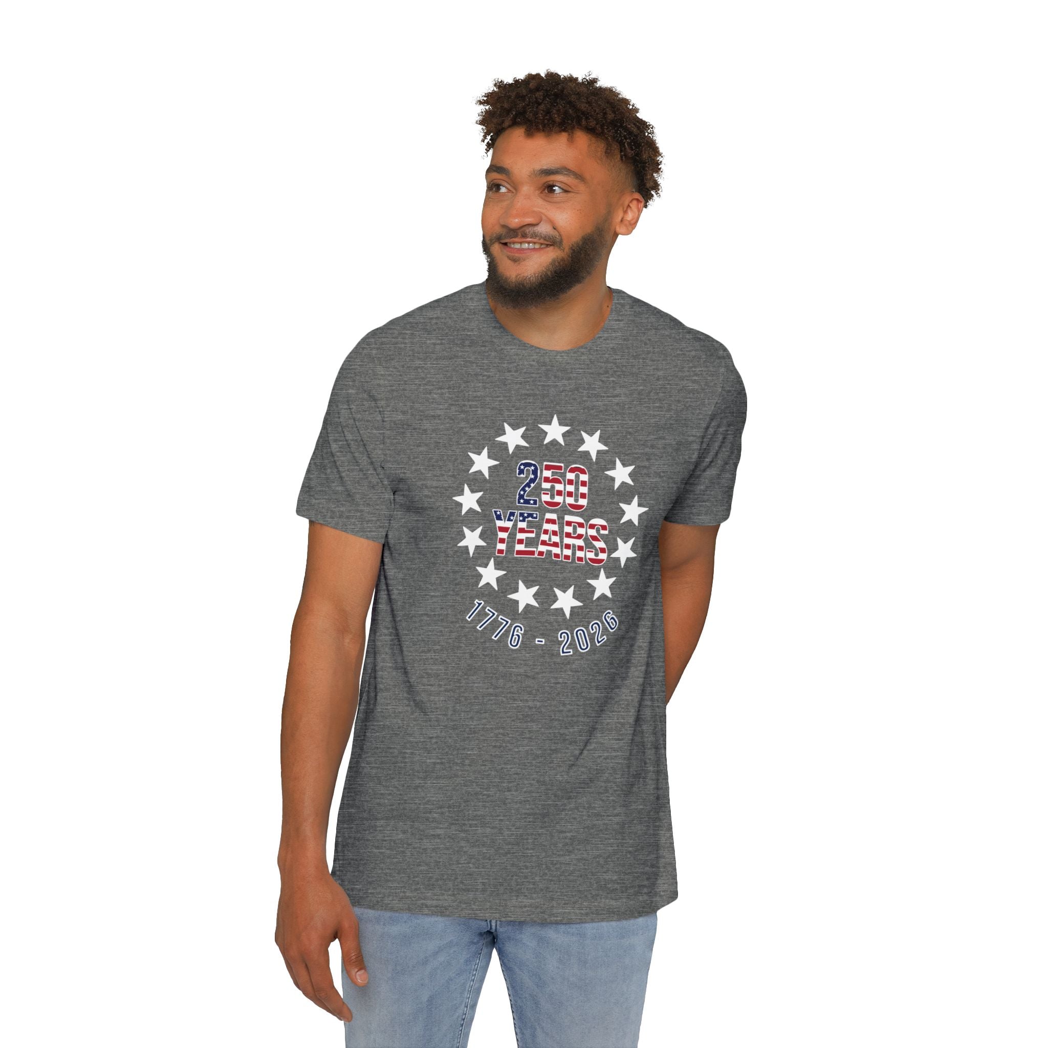 250 Years Betsy Ross Stars T-Shirt | USA's 250th Anniversary Shirt | 1776-2026