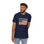 #TheNext250Years | Made in USA | Bella+Canvas 3001U | Patriotic Distressed Flag Shirt