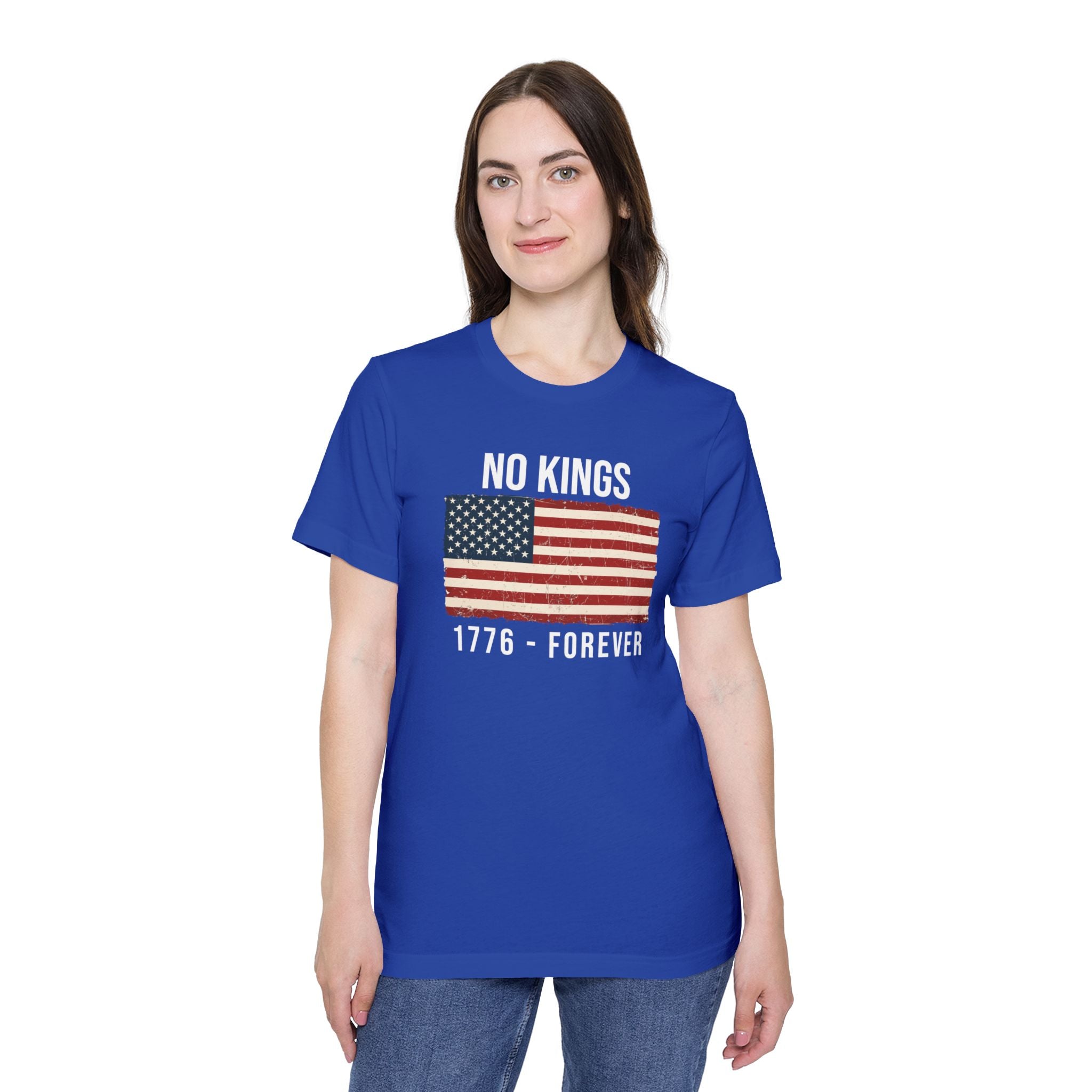 No Kings T-Shirt | 1776 Forever | Patriotic American Revolution Protest Shirt