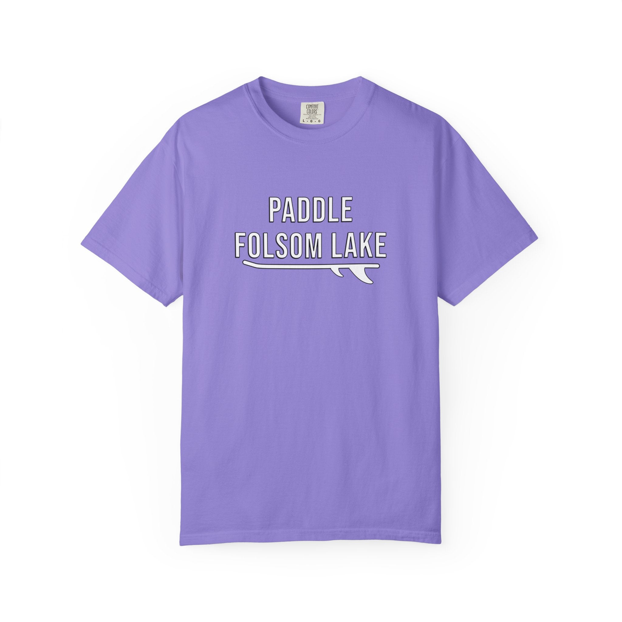 Paddle Folsom Lake T-Shirt | Paddle America | Folsom California | Comfort Colors Shirt
