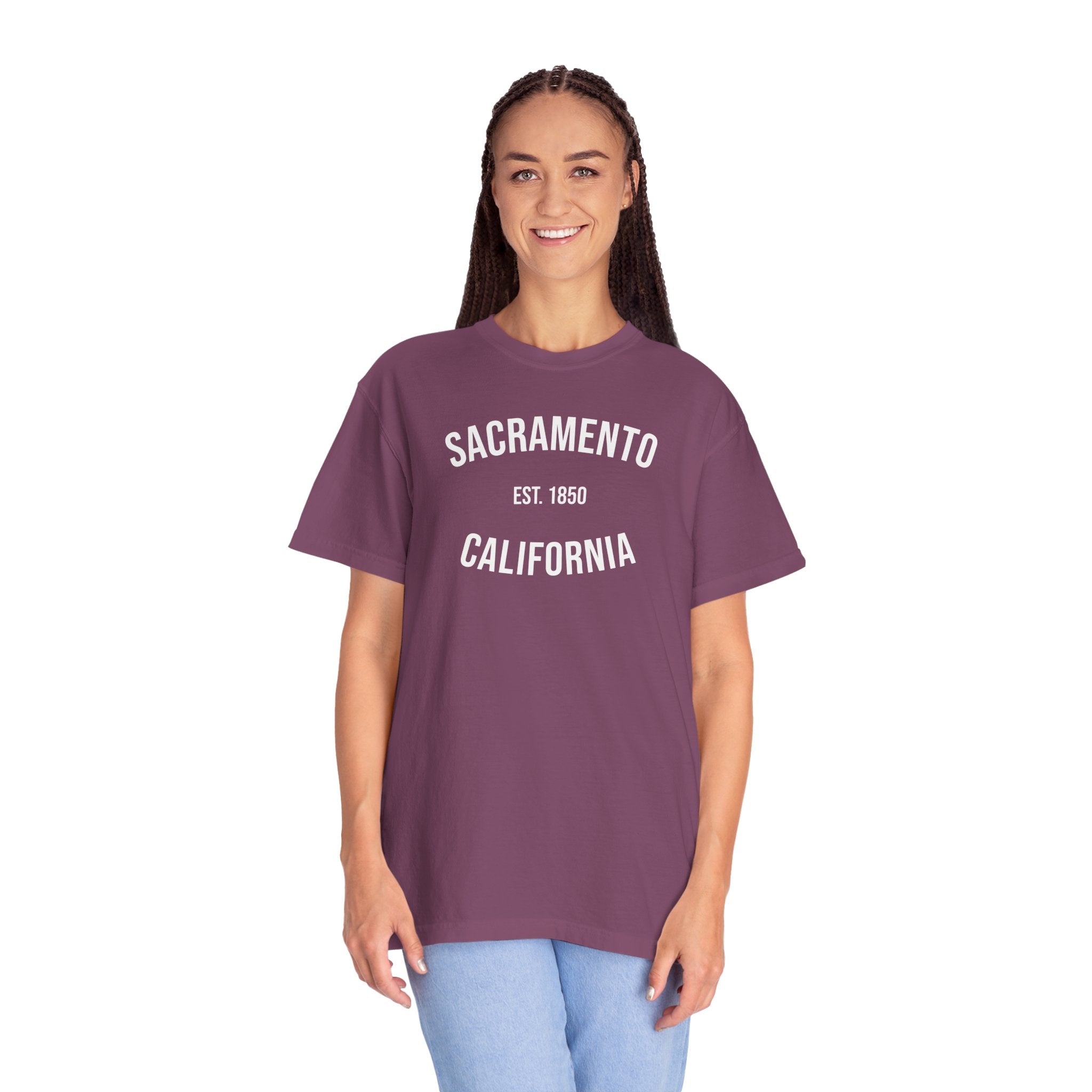 Sacramento California T-Shirt | Est. 1850 | Cities of America | Comfort Colors Shirt