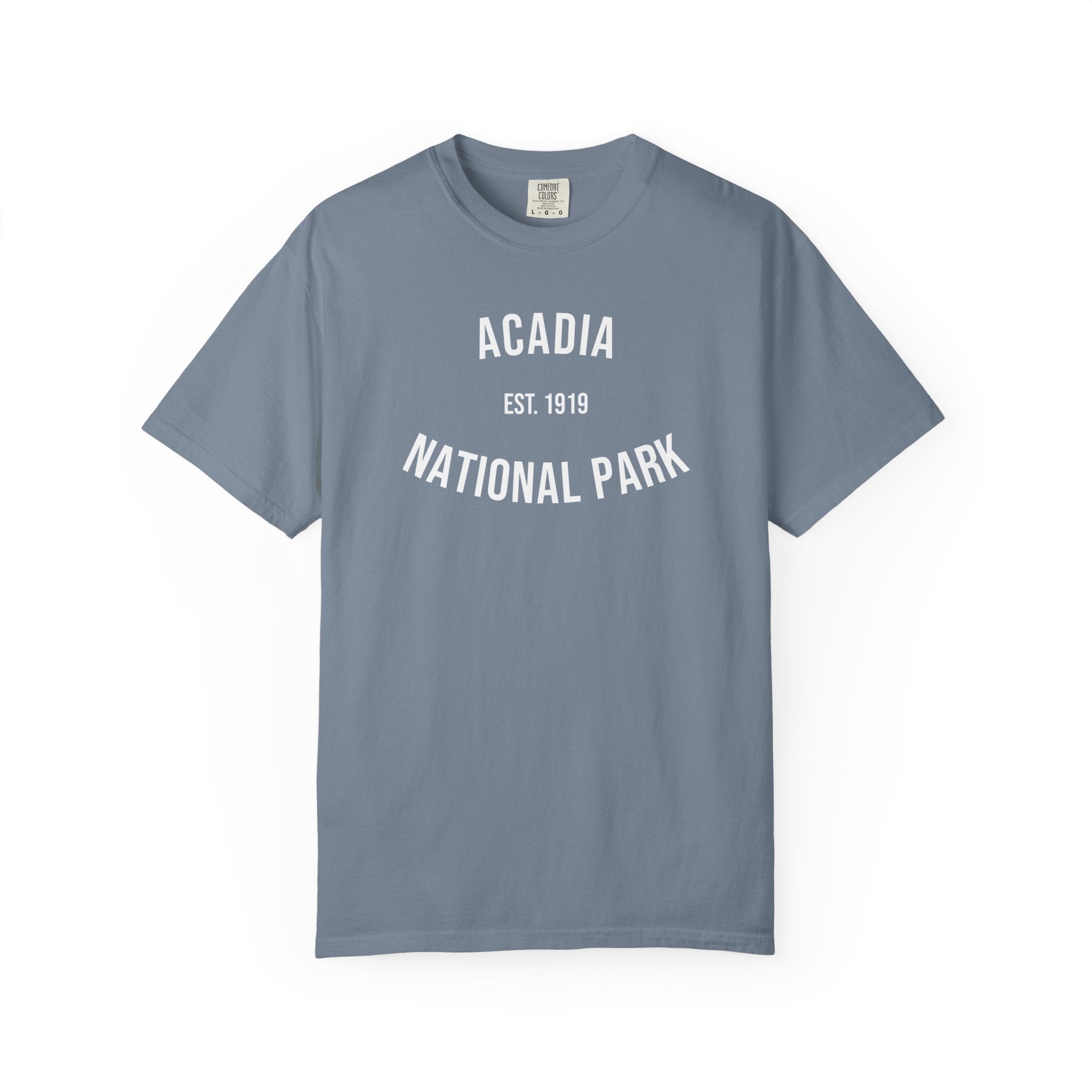 Acadia National Park T-Shirt | Est. 1919 | Parks of America | Comfort Colors Shirt