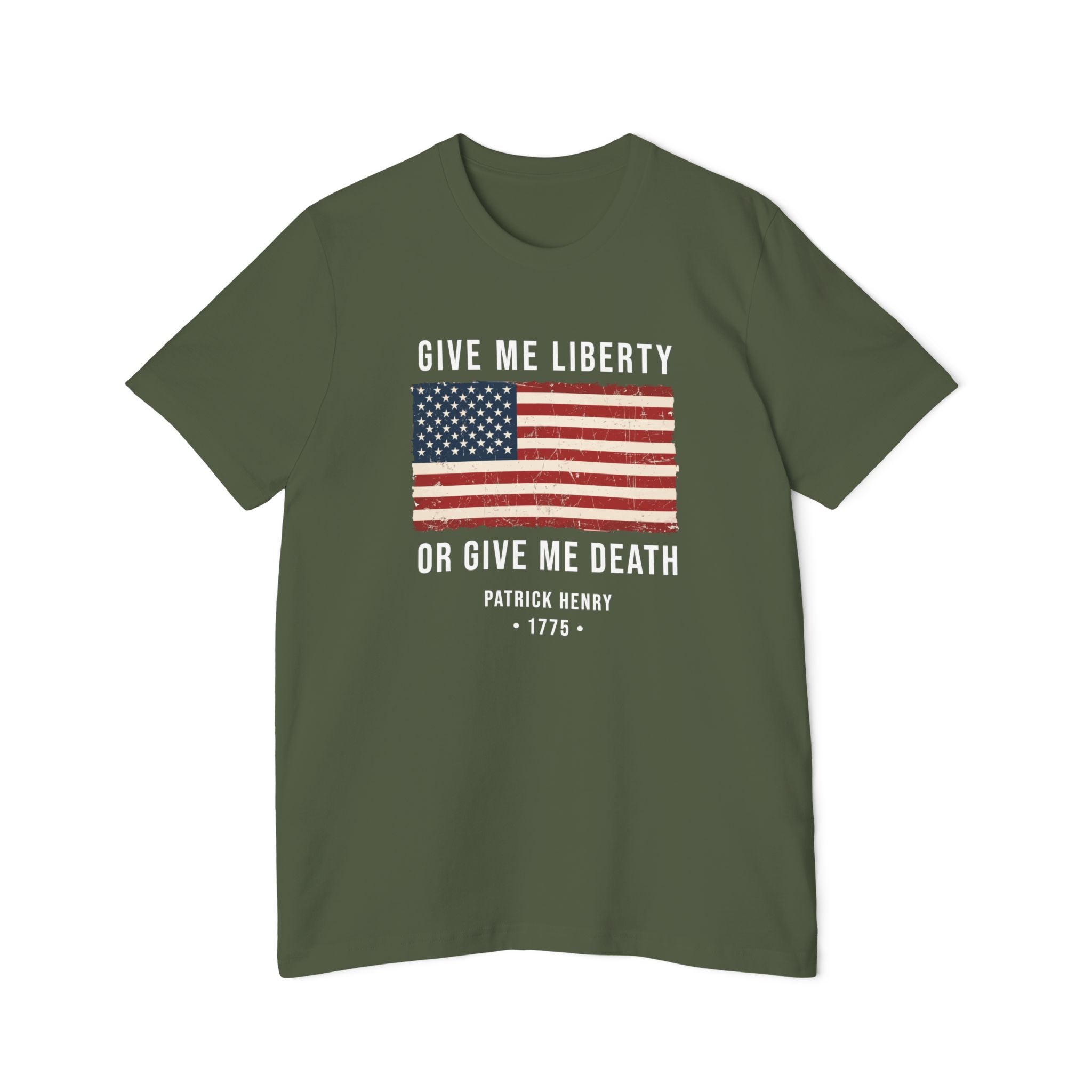 Patrick Henry Quote T-Shirt – "Give Me Liberty or Give Me Death" | American Revolution Tee