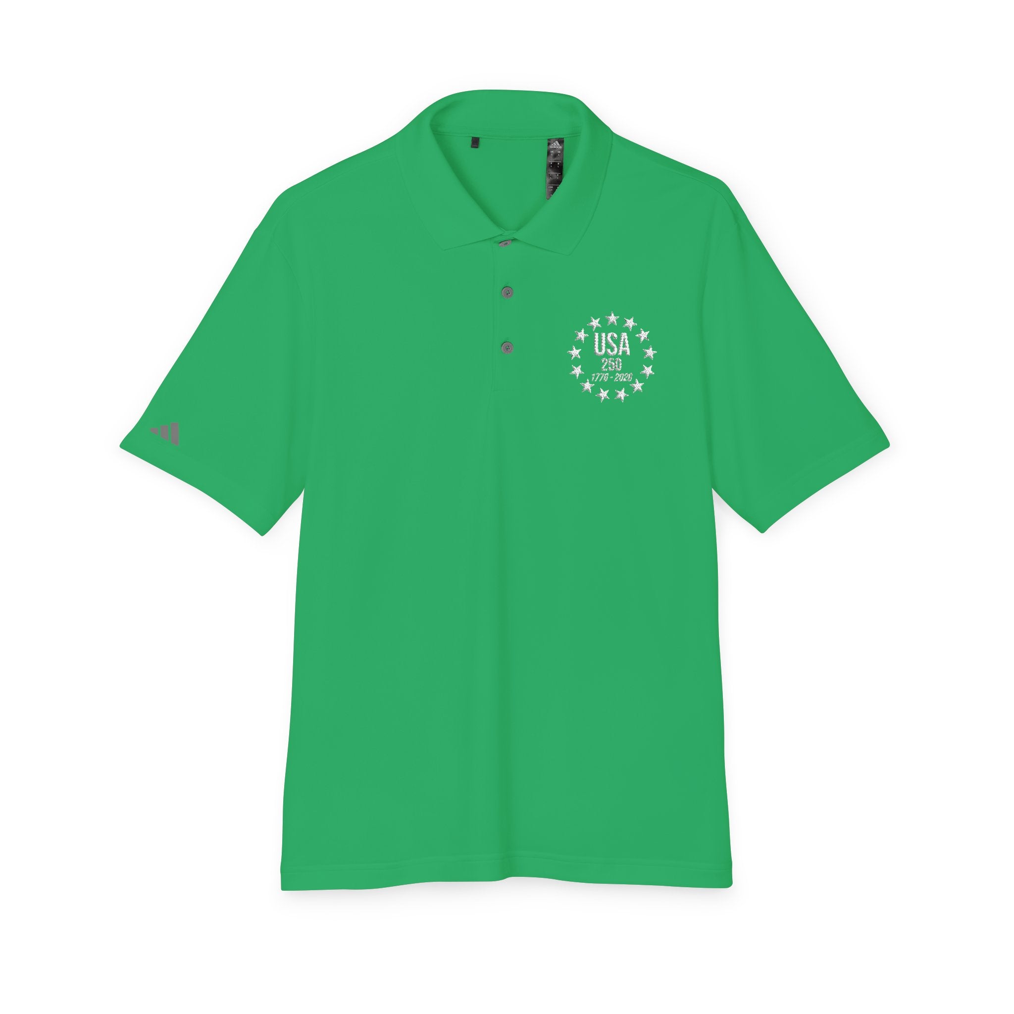 Adidas USA 250 Polo Shirt | America's 250th Anniversary | 1776-2026 Embroidered Performance Polo
