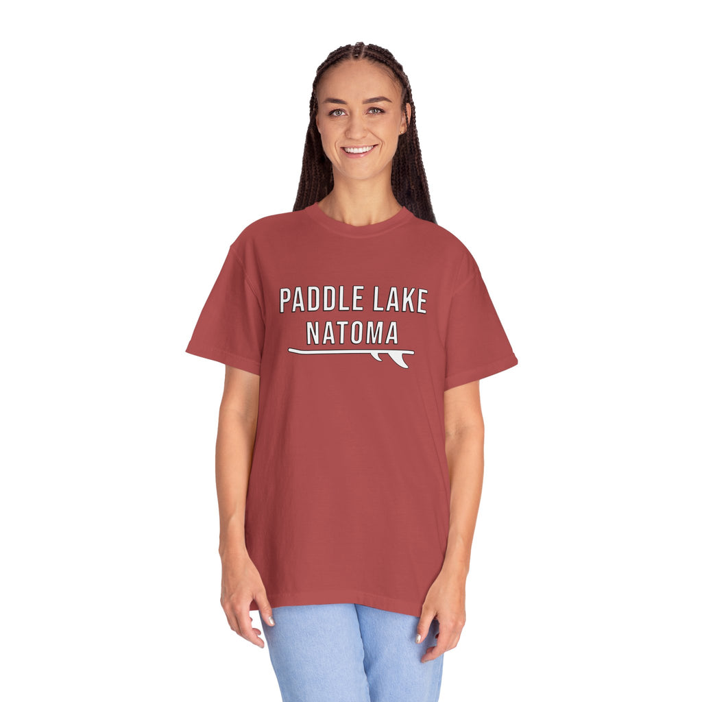 Paddle Lake Natoma T-Shirt | Paddle America | Sacramento California | Comfort Colors Shirt