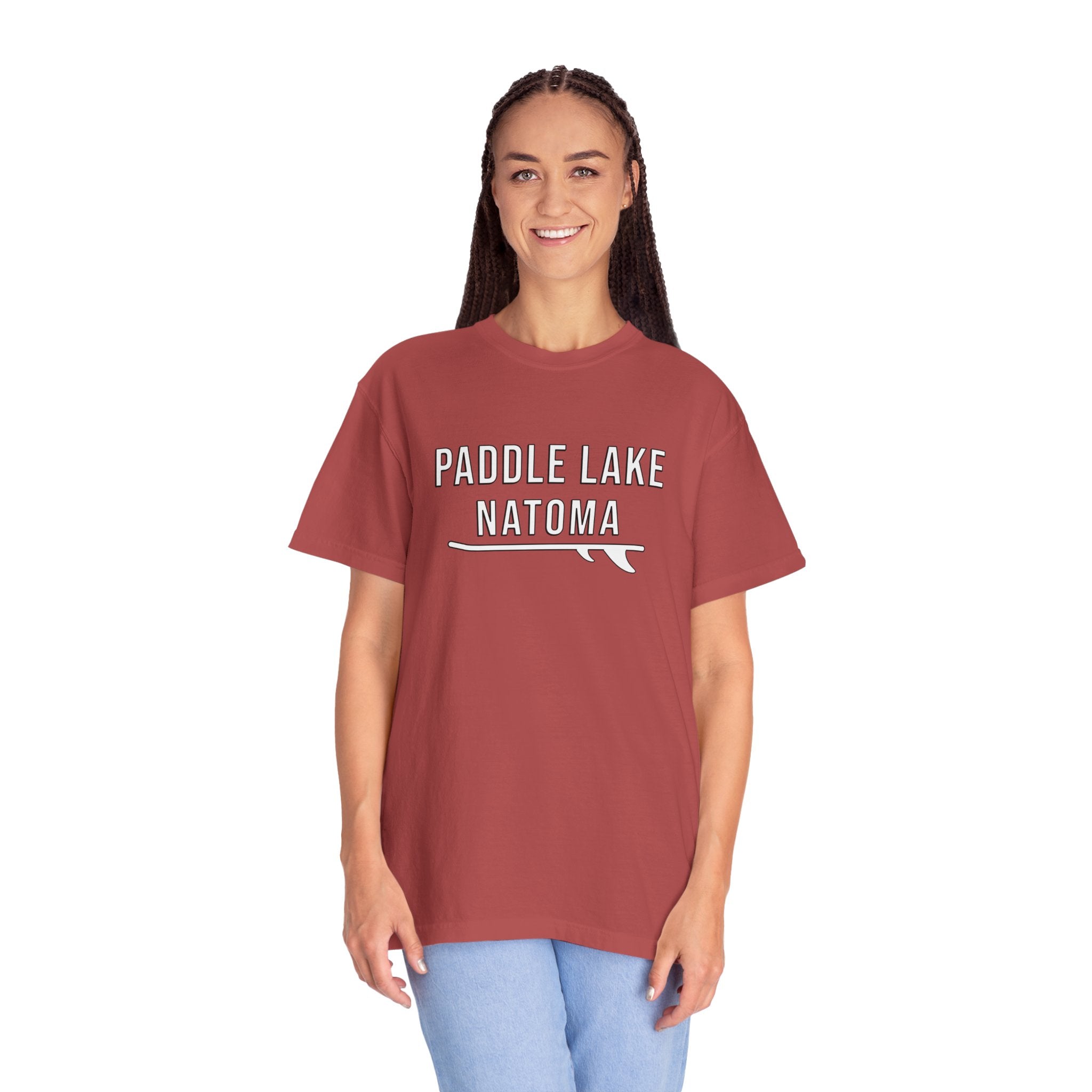 Paddle Lake Natoma T-Shirt | Paddle America | Sacramento California | Comfort Colors Shirt