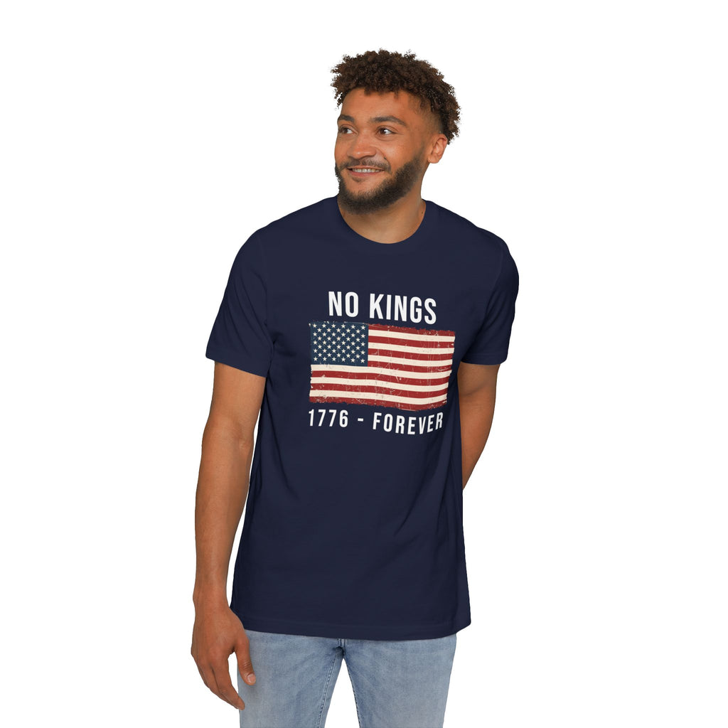 No Kings T-Shirt | 1776 Forever | Patriotic American Revolution Protest Tee