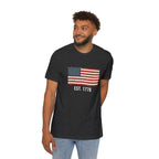 Est. 1776 Distressed Flag T-Shirt | American Independence Day Shirt | Patriotic USA Shirt