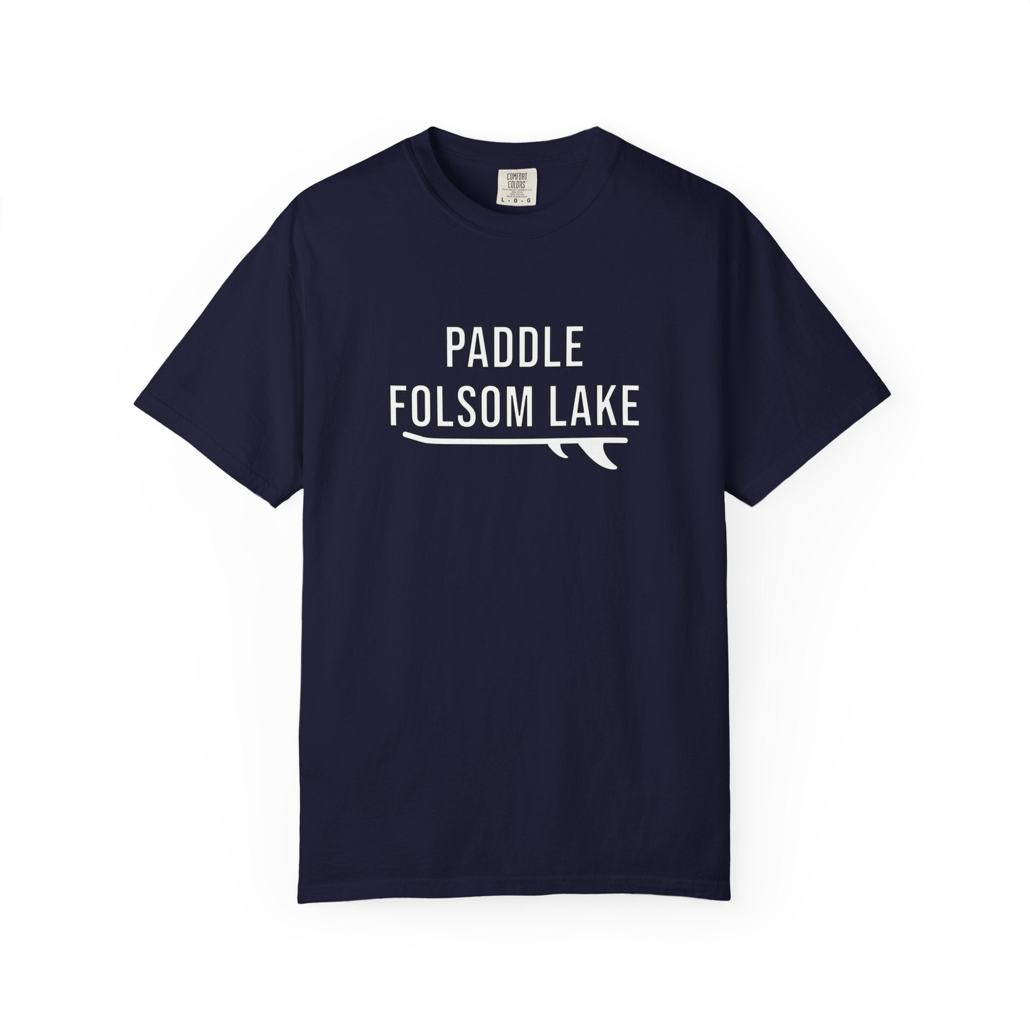 Paddle Folsom Lake T-Shirt | Paddle America | Folsom California | Comfort Colors Shirt