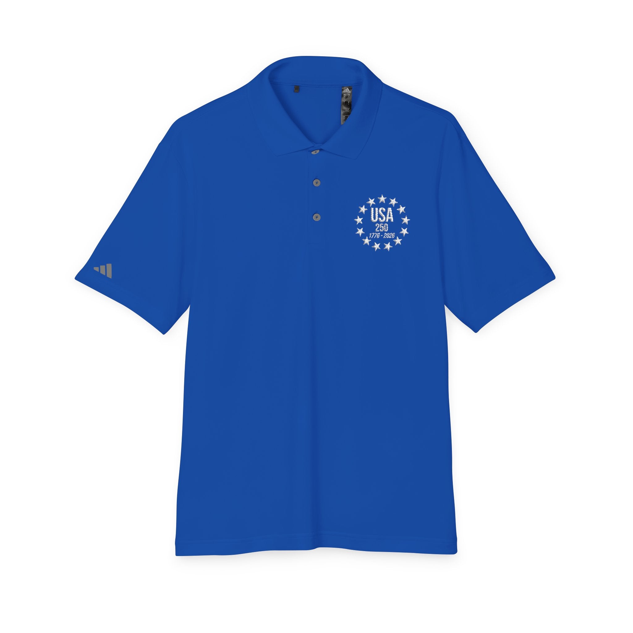 Adidas USA 250 Polo Shirt | America's 250th Anniversary | 1776-2026 Embroidered Performance Polo