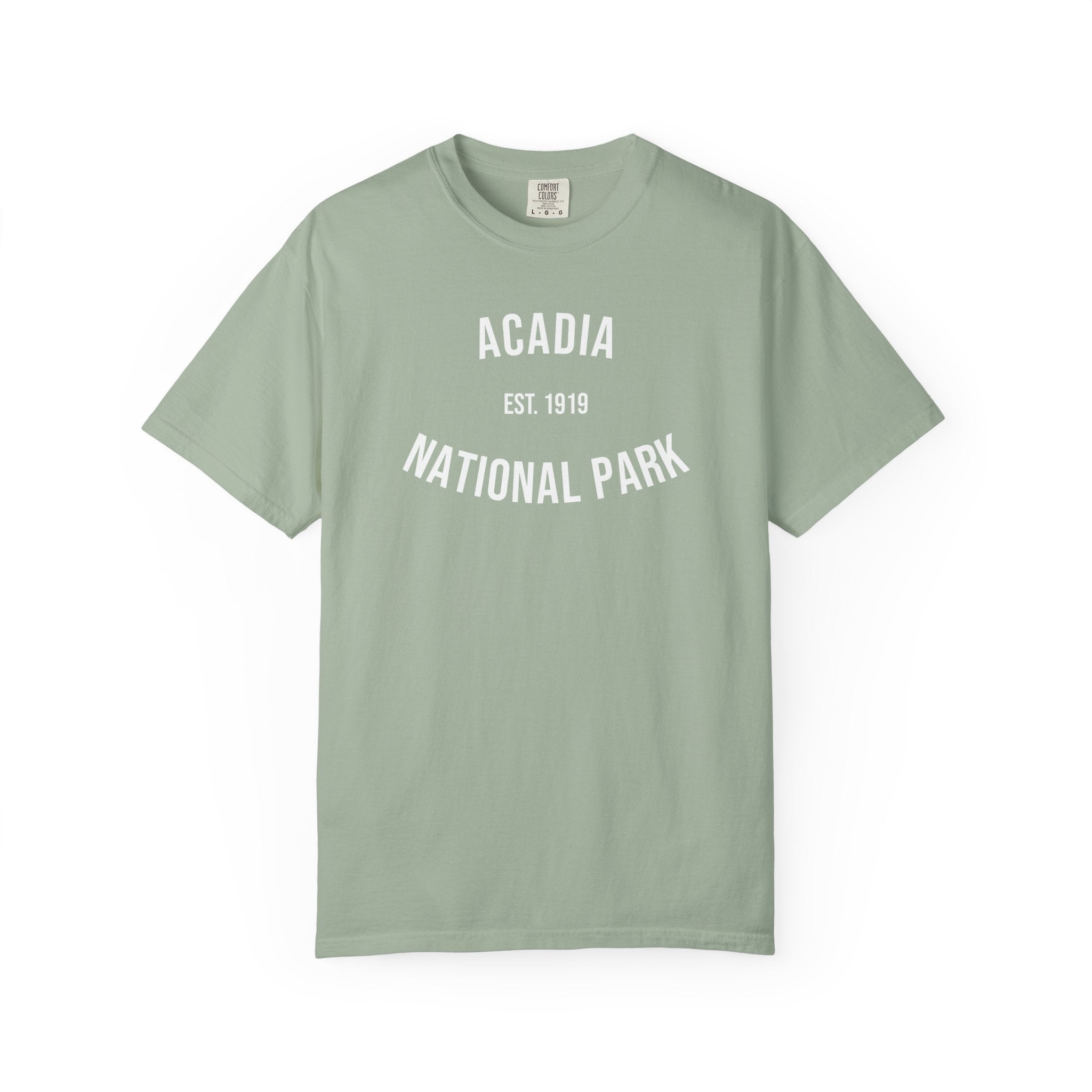 Acadia National Park T-Shirt | Est. 1919 | Parks of America | Comfort Colors Shirt