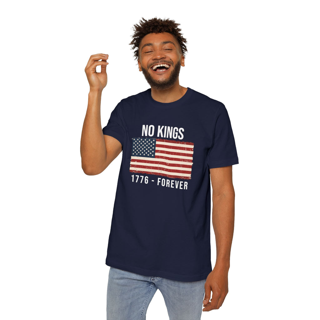 No Kings T-Shirt | 1776 Forever | Patriotic American Revolution Protest Shirt