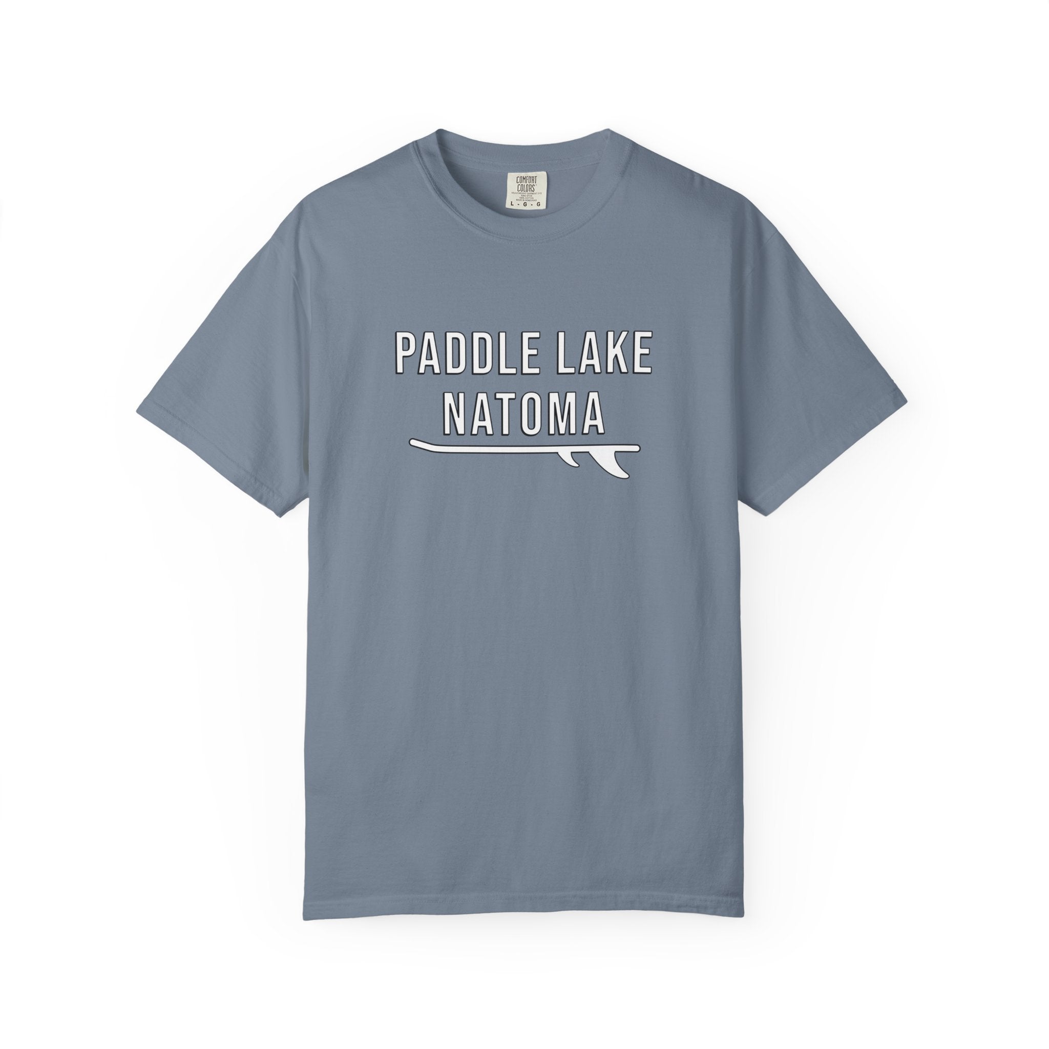 Paddle Lake Natoma T-Shirt | Paddle America | Sacramento California | Comfort Colors Shirt