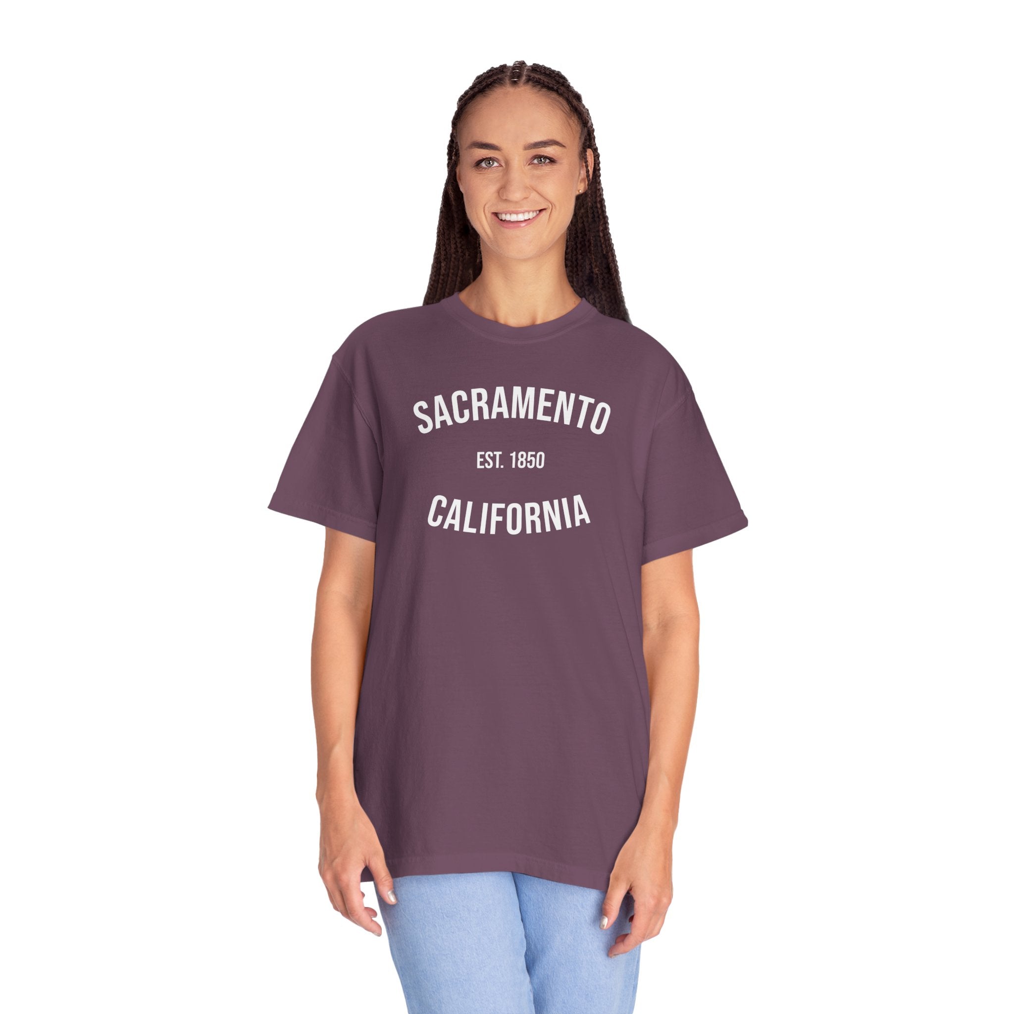 Sacramento California T-Shirt | Est. 1850 | Cities of America | Comfort Colors Tee