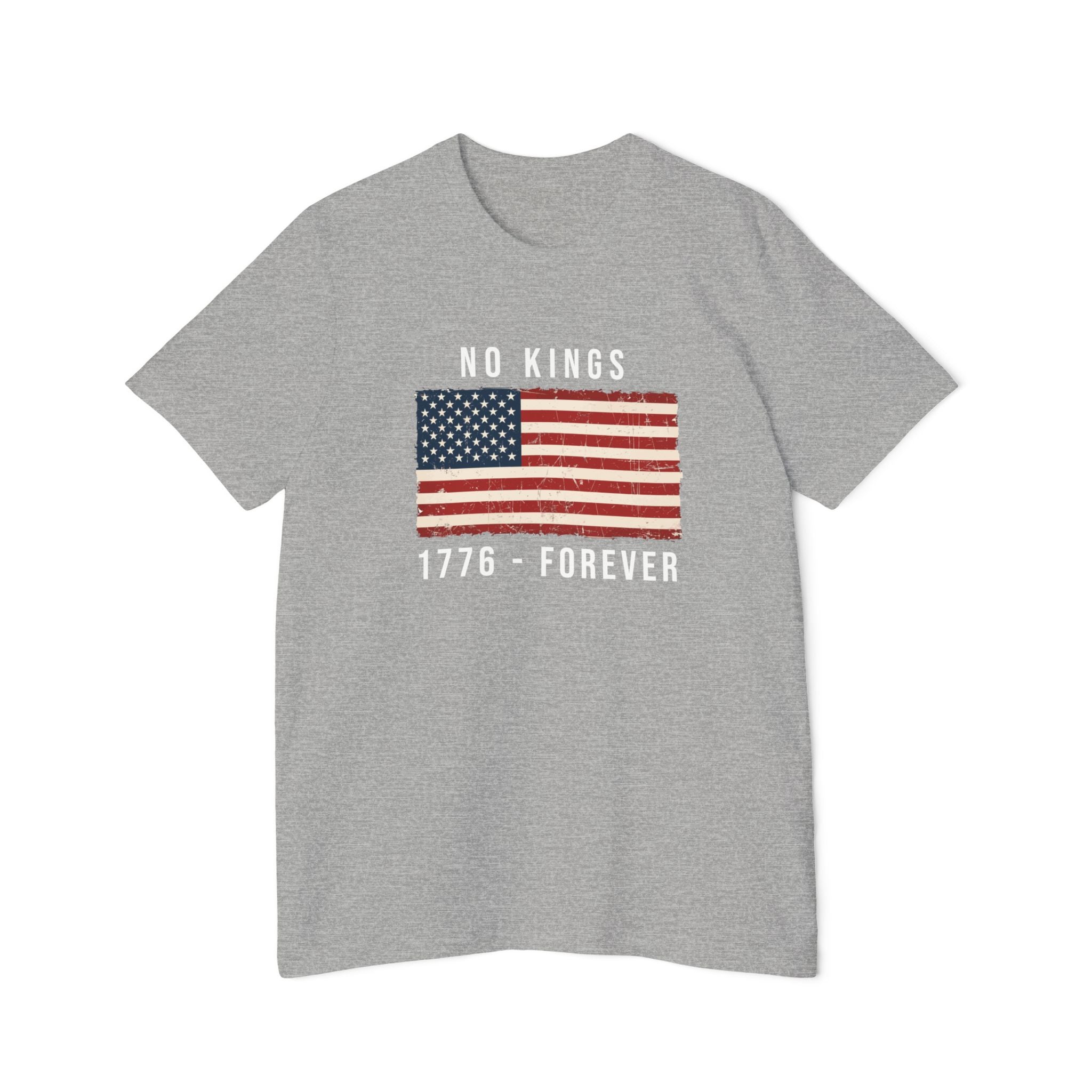 No Kings T-Shirt | 1776 Forever | Patriotic American Revolution Protest Tee