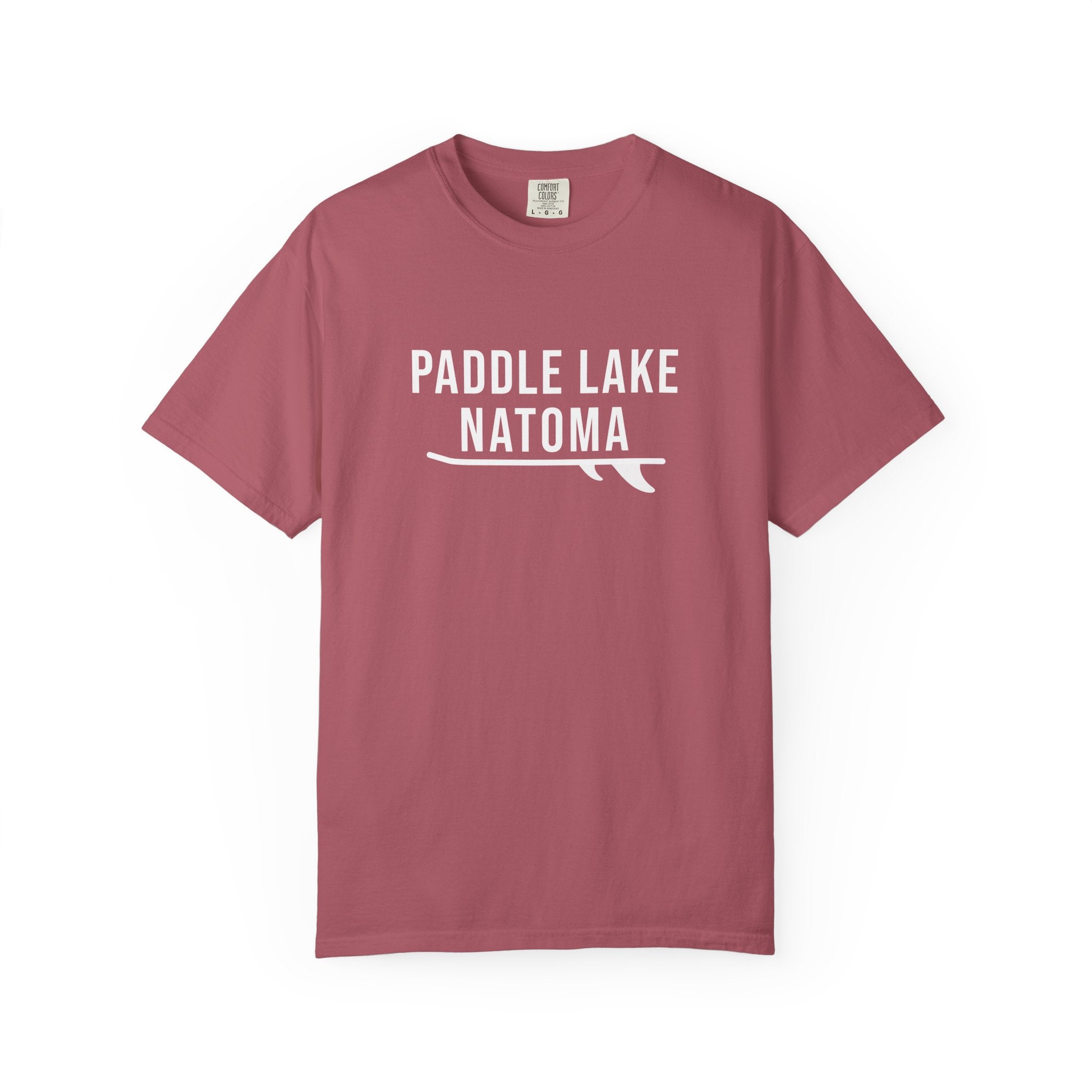 Paddle Lake Natoma T-Shirt | Lakes of America | Sacramento California | Comfort Colors Tee
