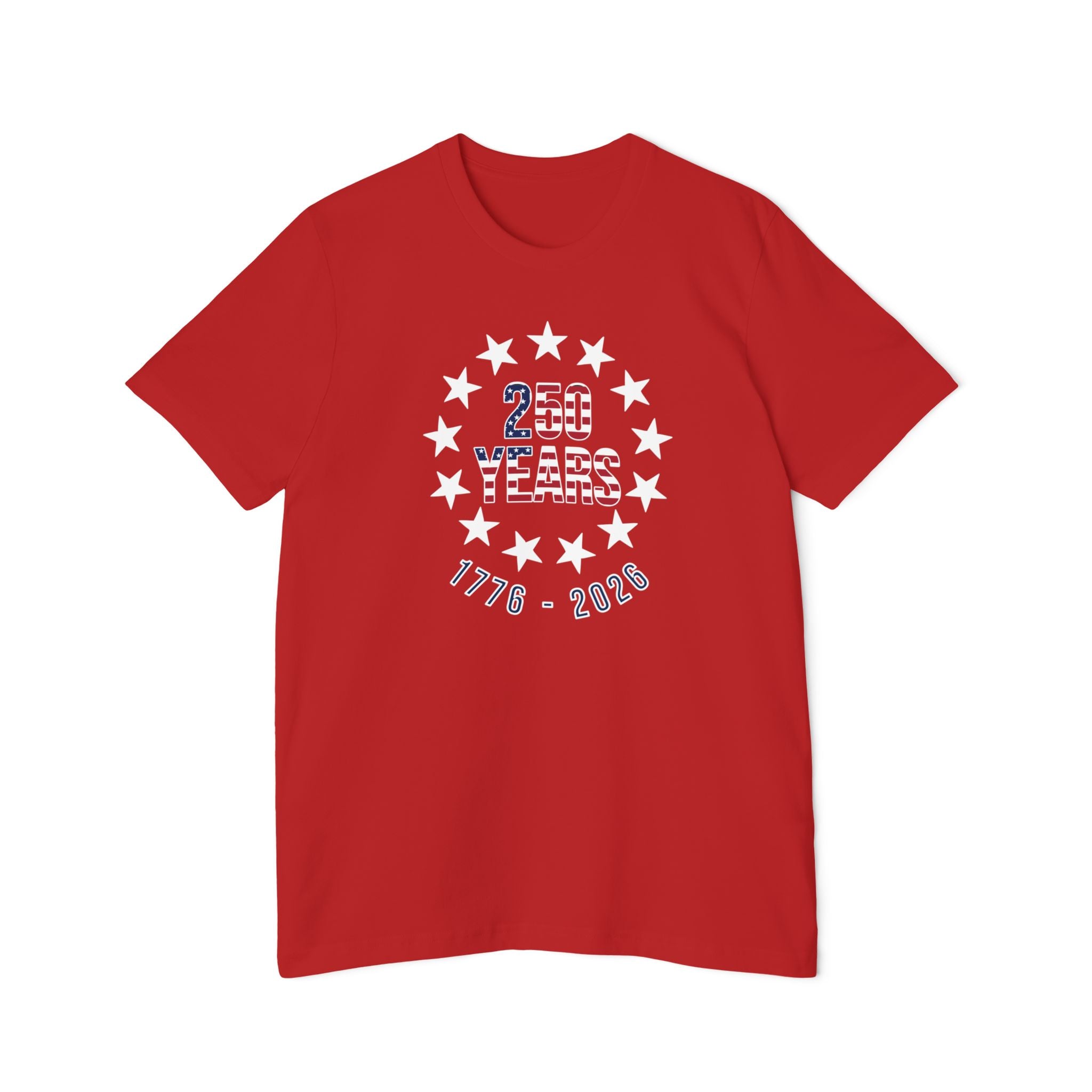 250 Years Betsy Ross Stars T-Shirt | USA's 250th Anniversary Shirt | 1776-2026