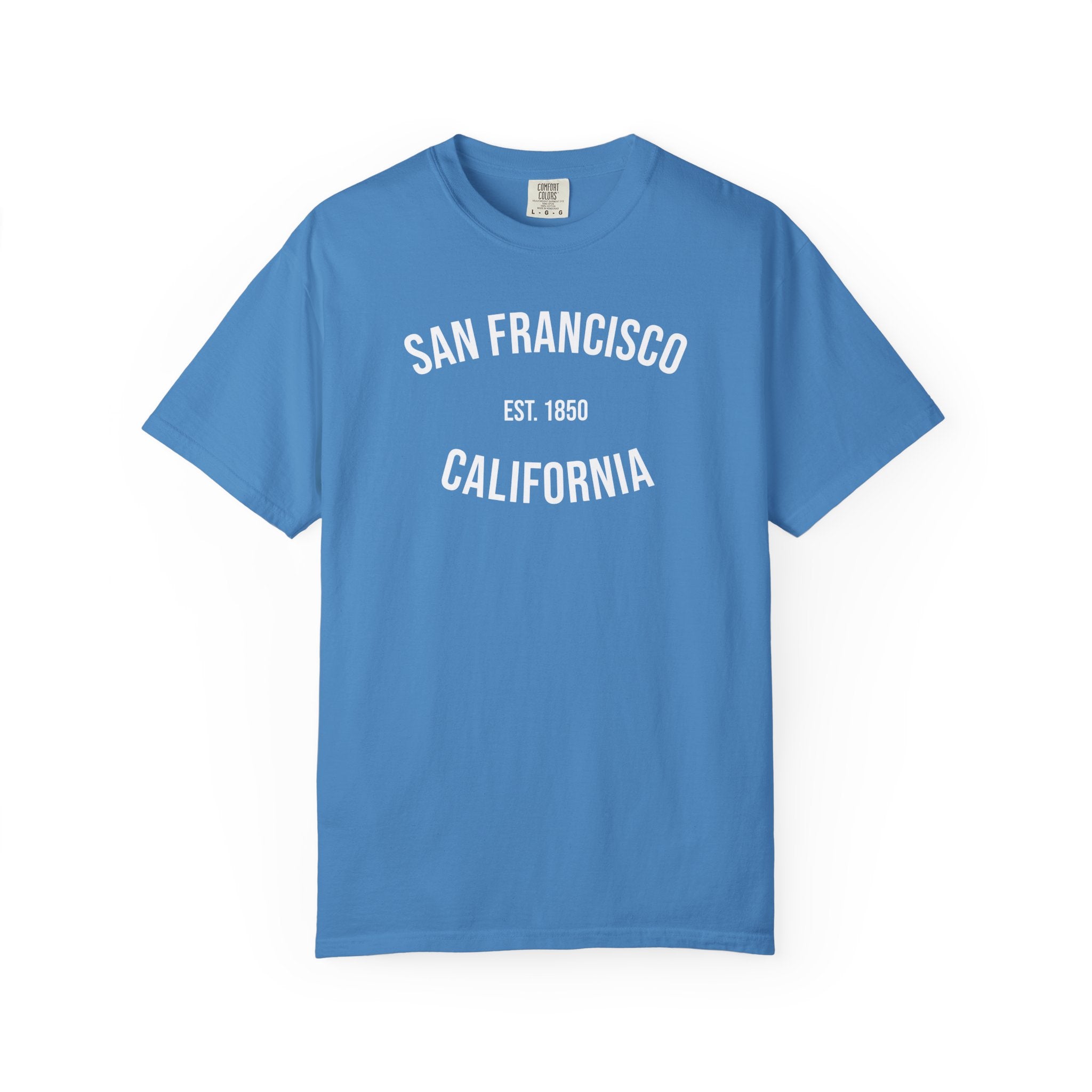 San Francisco California T-Shirt | Est. 1850 | Cities of America | Comfort Colors Shirt