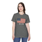 Est. 1776 Distressed Flag T-Shirt | American Independence Day Shirt | Patriotic USA Shirt