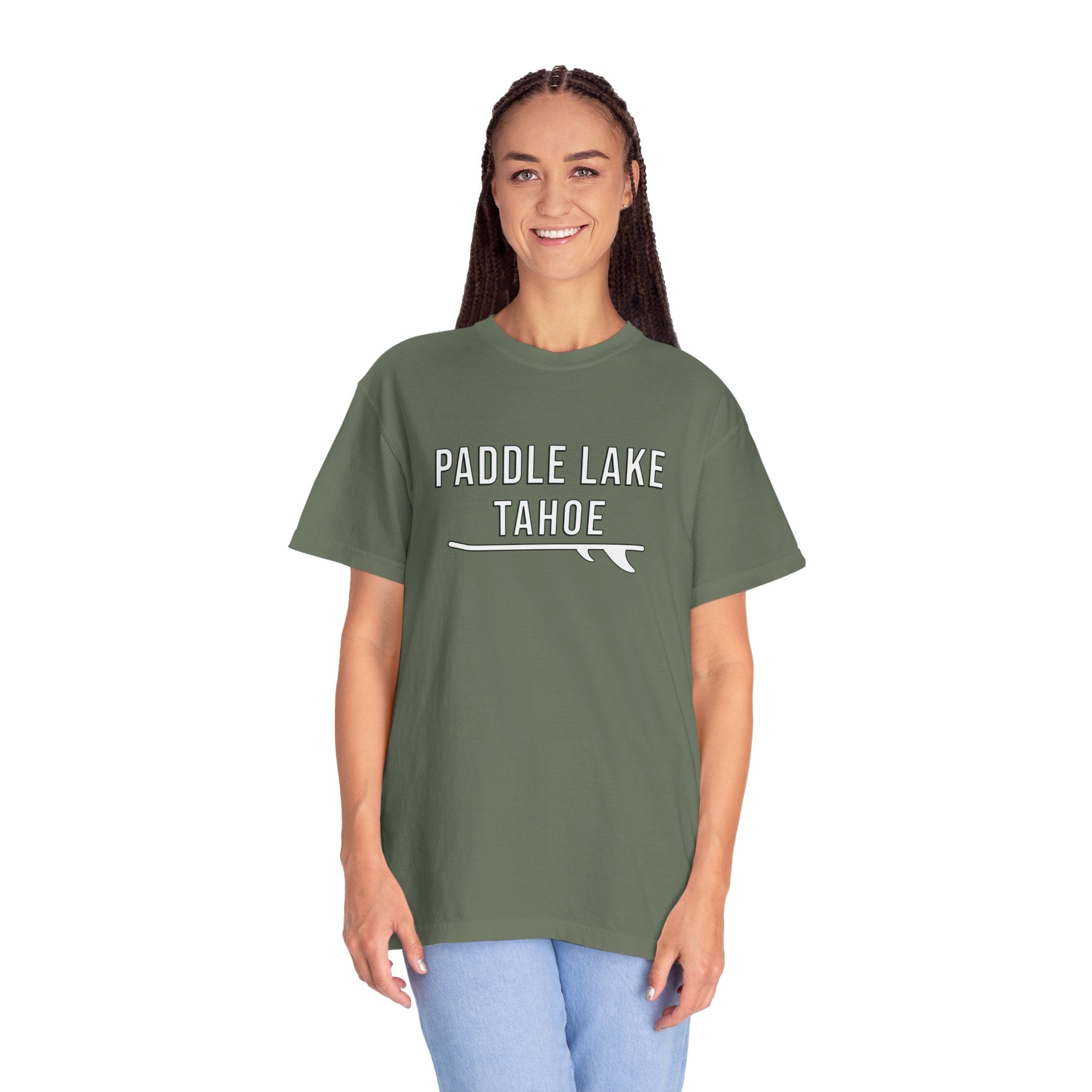 Paddle Lake Tahoe T-Shirt | Paddle America | California Nevada | Comfort Colors Shirt