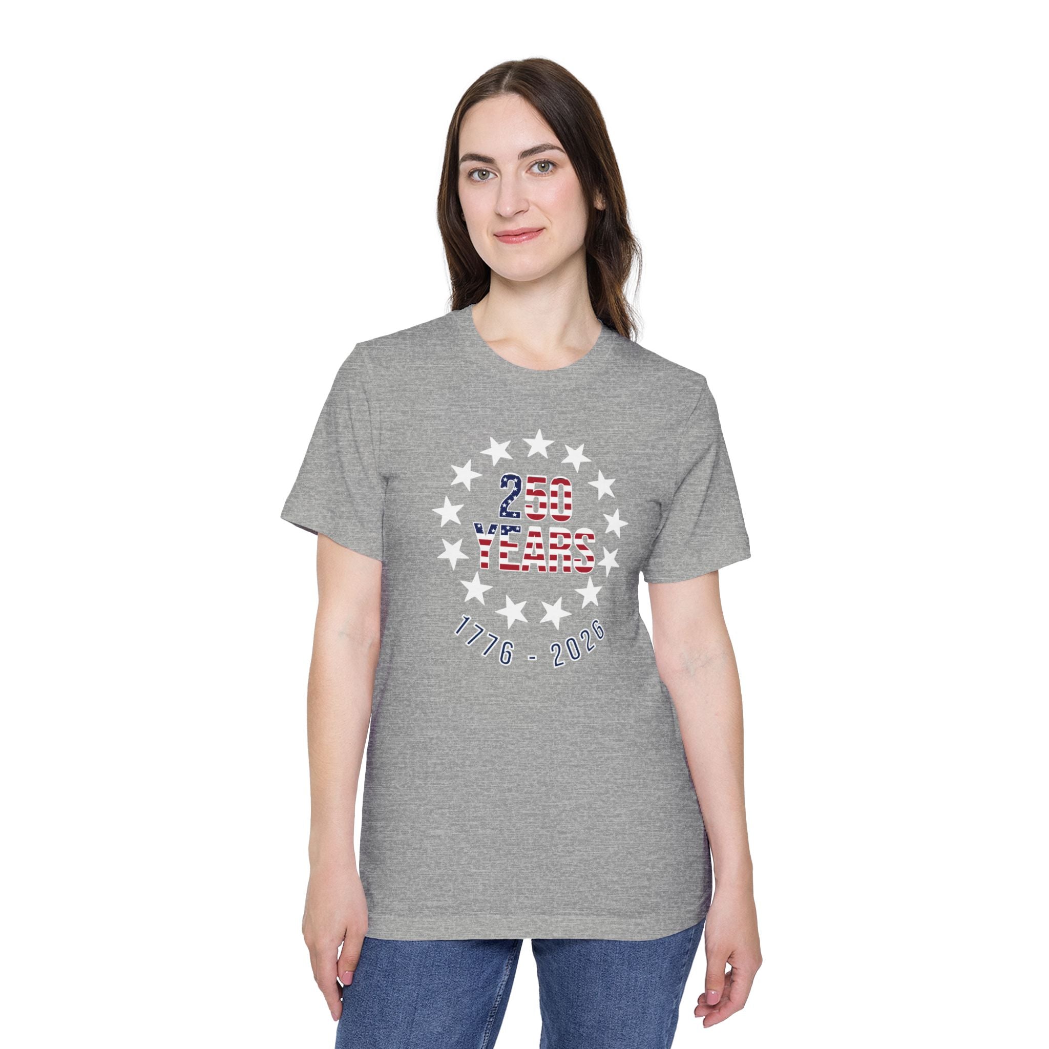 250 Years Betsy Ross Stars T-Shirt | USA's 250th Anniversary Shirt | 1776-2026