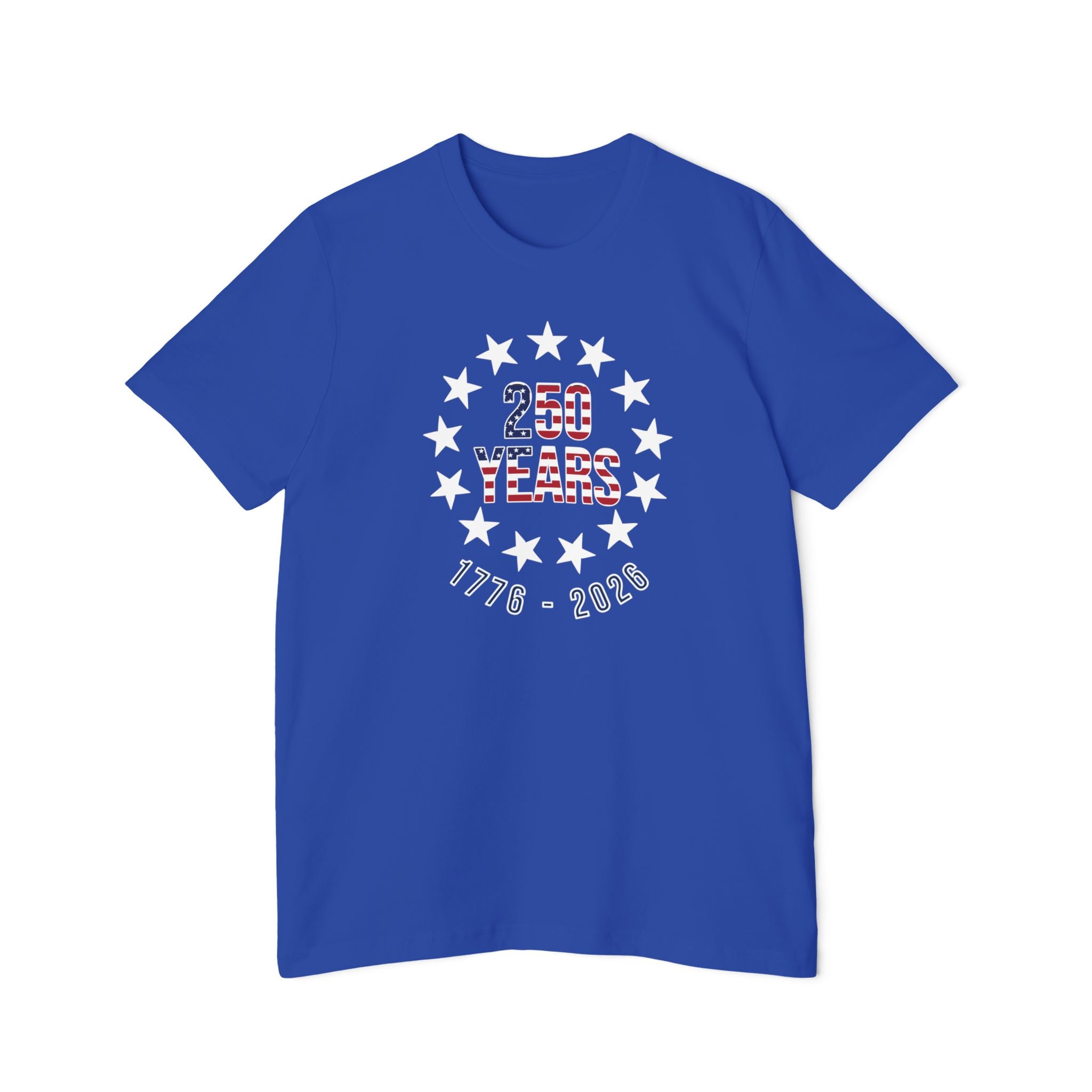 250 Years Betsy Ross Stars T-Shirt | USA's 250th Anniversary Tee | 1776-2026