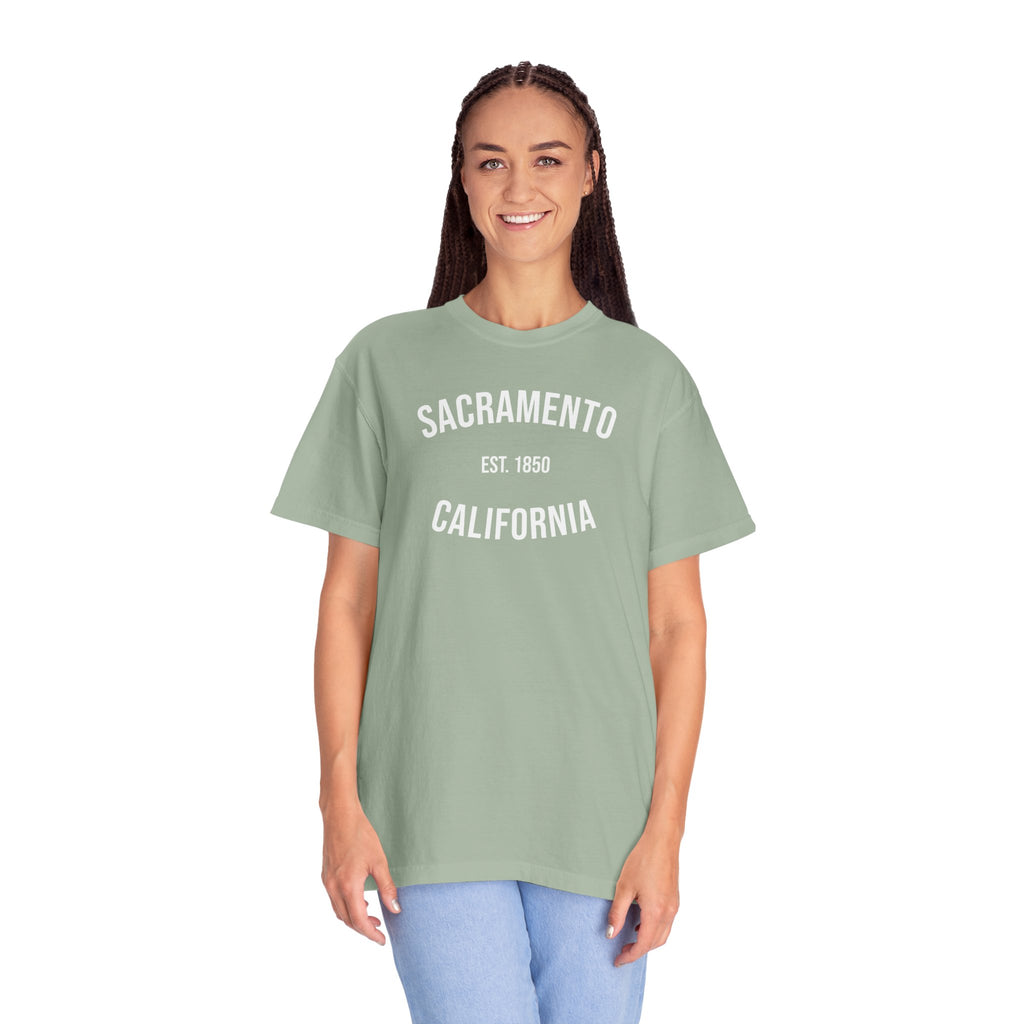 Sacramento California T-Shirt | Est. 1850 | Cities of America | Comfort Colors Shirt