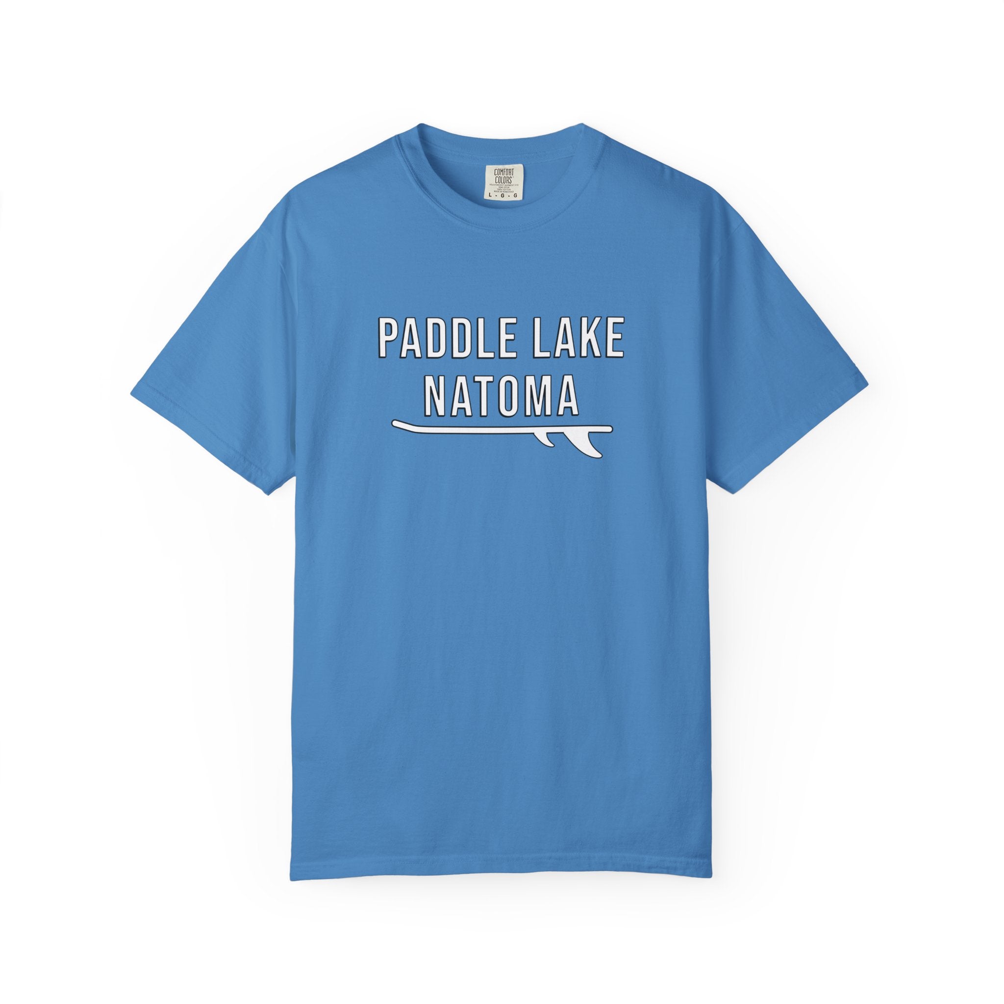 Paddle Lake Natoma T-Shirt | Paddle America | Sacramento California | Comfort Colors Shirt