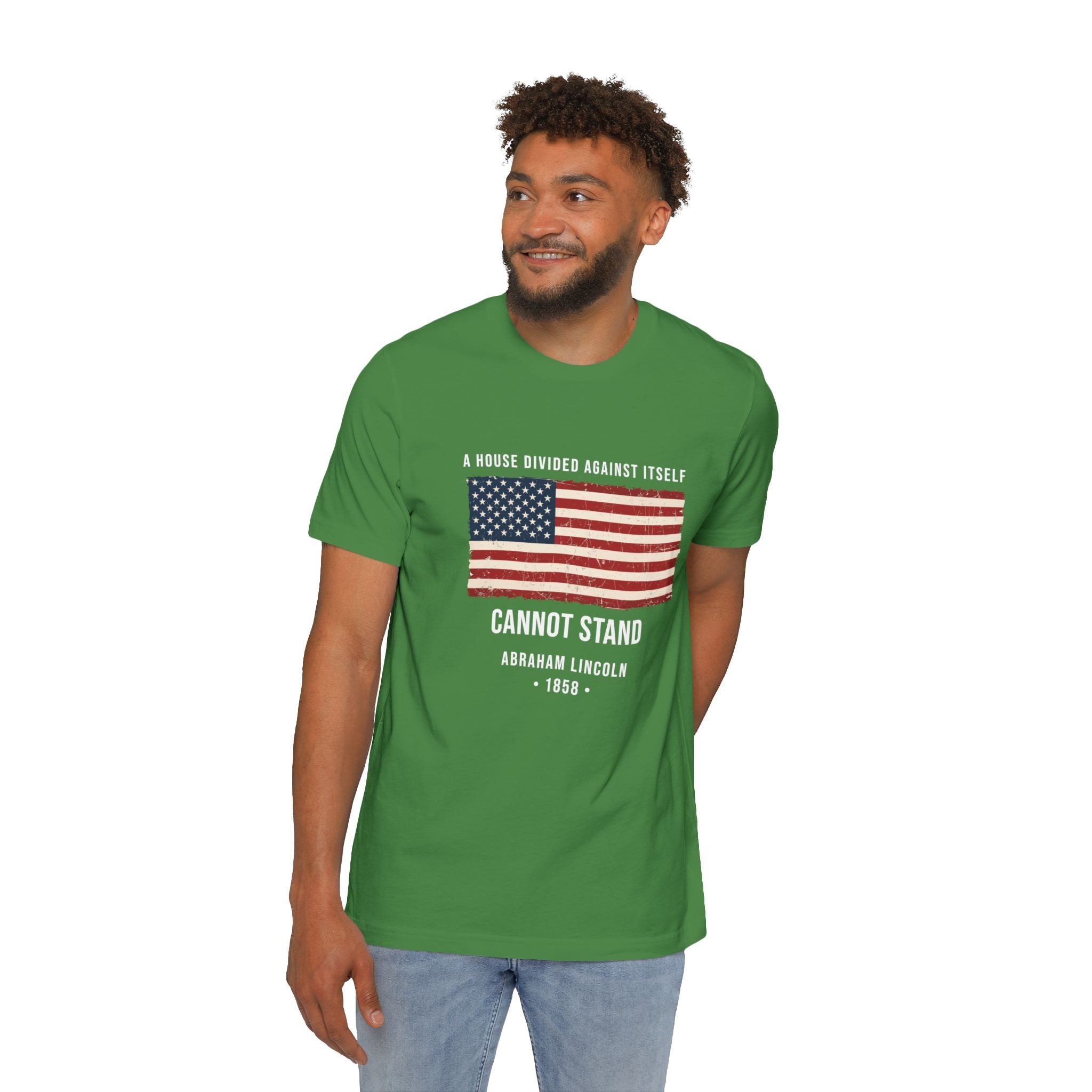 Abraham Lincoln Quote T-Shirt – "A House Divided Against Itself Cannot Stand" | American Civil War Tee