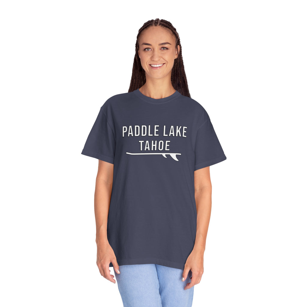 Paddle Lake Tahoe T-Shirt | Paddle America | California Nevada | Comfort Colors Shirt