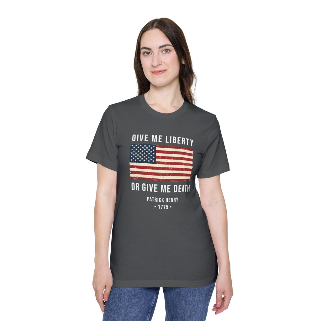 Patrick Henry Quote T-Shirt – "Give Me Liberty or Give Me Death" | American Revolution Tee