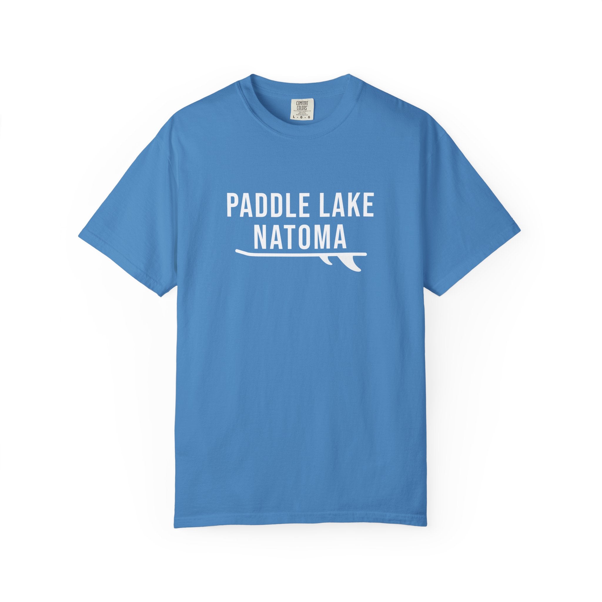 Paddle Lake Natoma T-Shirt | Lakes of America | Sacramento California | Comfort Colors Tee