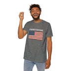 #TheNext250Years | Made in USA | Bella+Canvas 3001U | Patriotic Distressed Flag Shirt