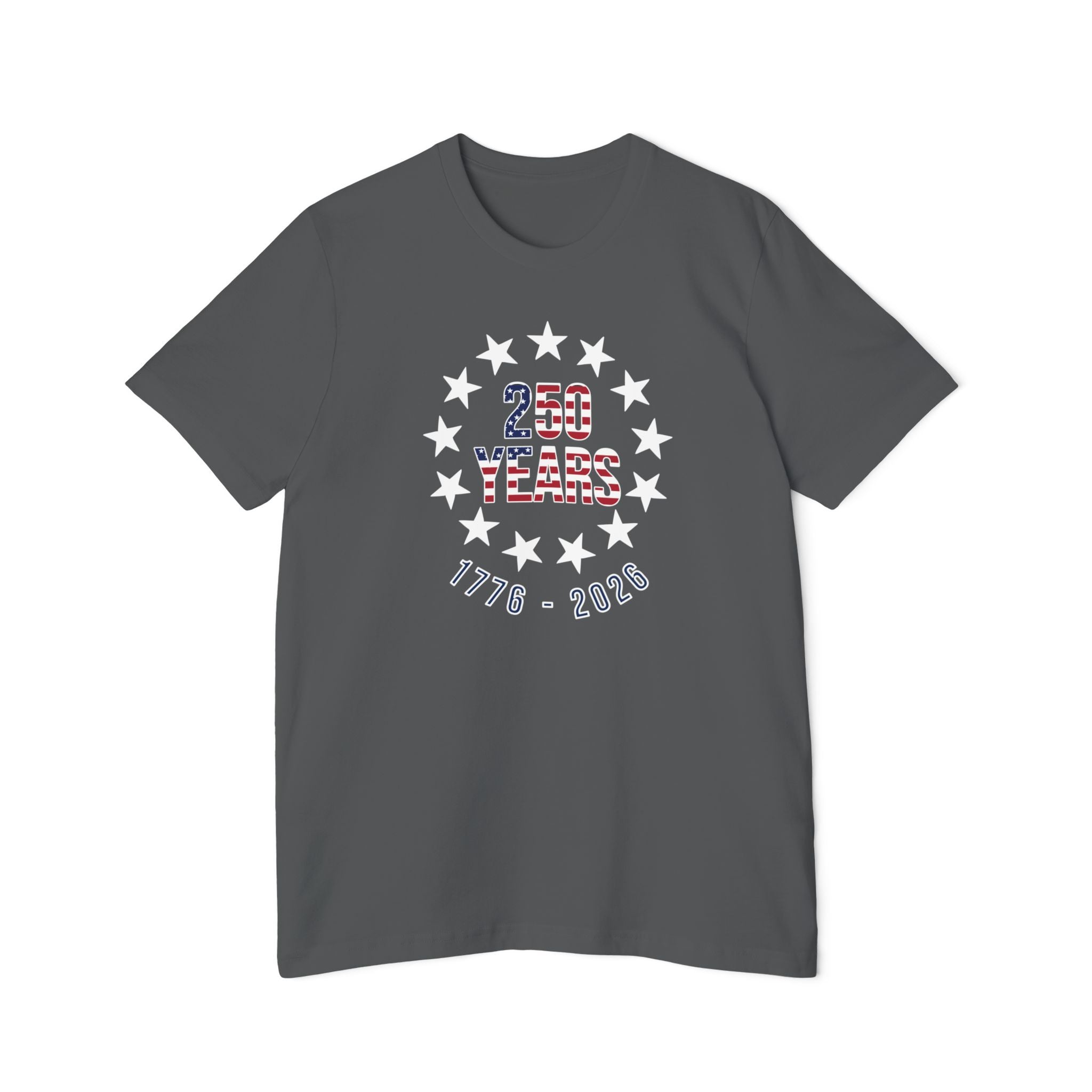 250 Years Betsy Ross Stars T-Shirt | USA's 250th Anniversary Tee | 1776-2026
