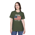 No Kings T-Shirt | 1776 Forever | Patriotic American Revolution Protest Shirt