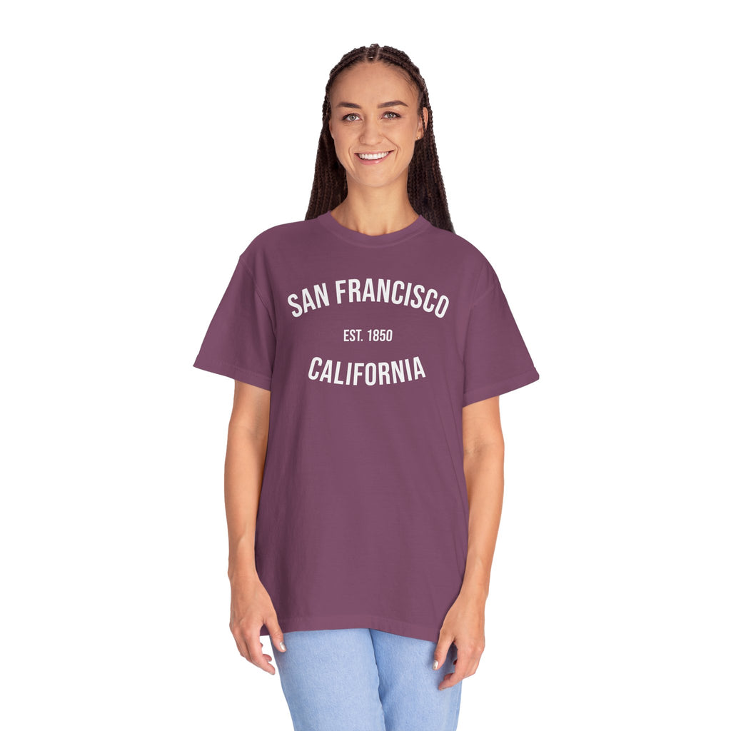 San Francisco California T-Shirt | Est. 1850 | Cities of America | Comfort Colors Shirt