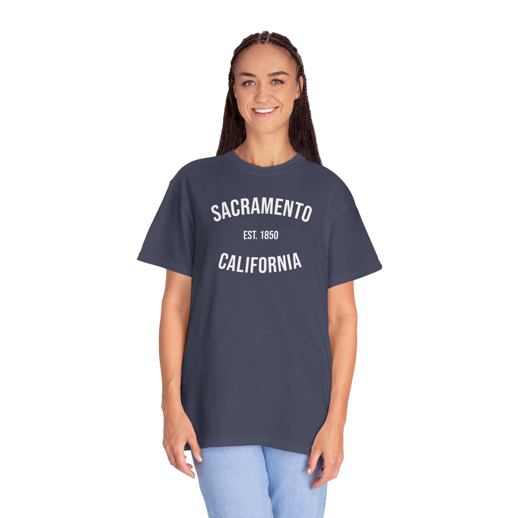 Sacramento California T-Shirt | Est. 1850 | Cities of America | Comfort Colors Shirt